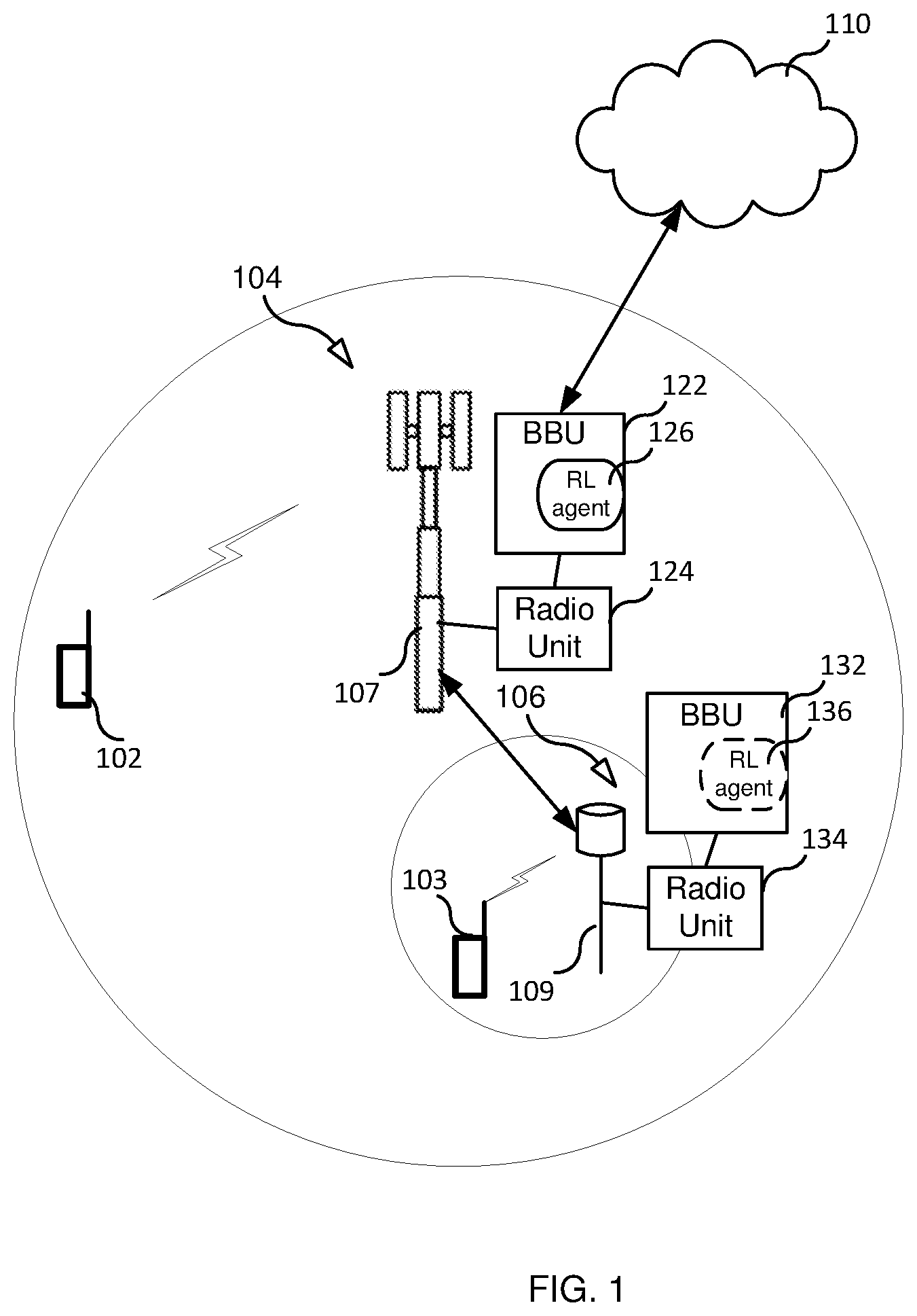 Patent US12615549 — Traffic load management — Figure 1