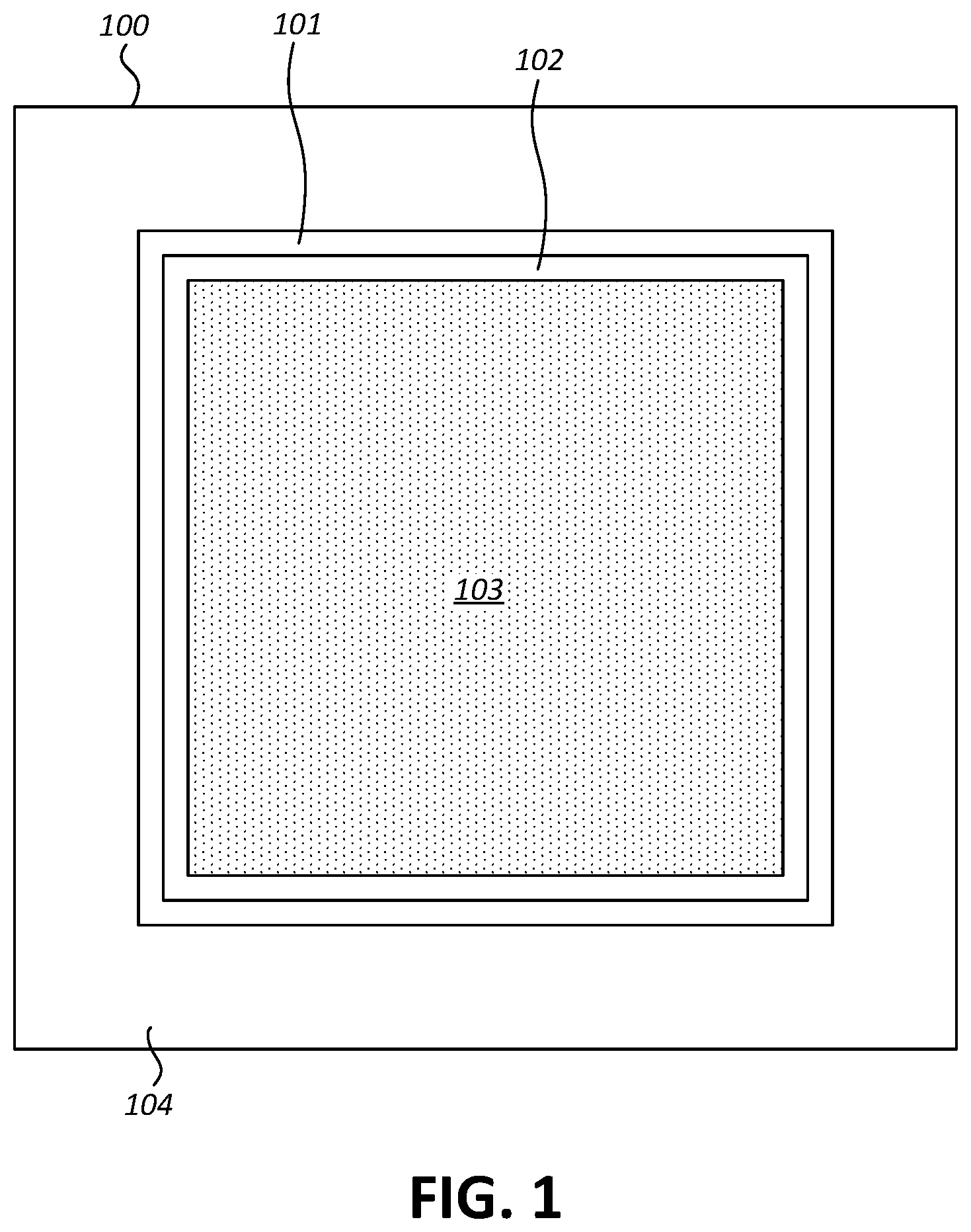 Patent US12615707 — Confinement and protection of a thermal interface material between a heat sink and an electronic device — Figure 1