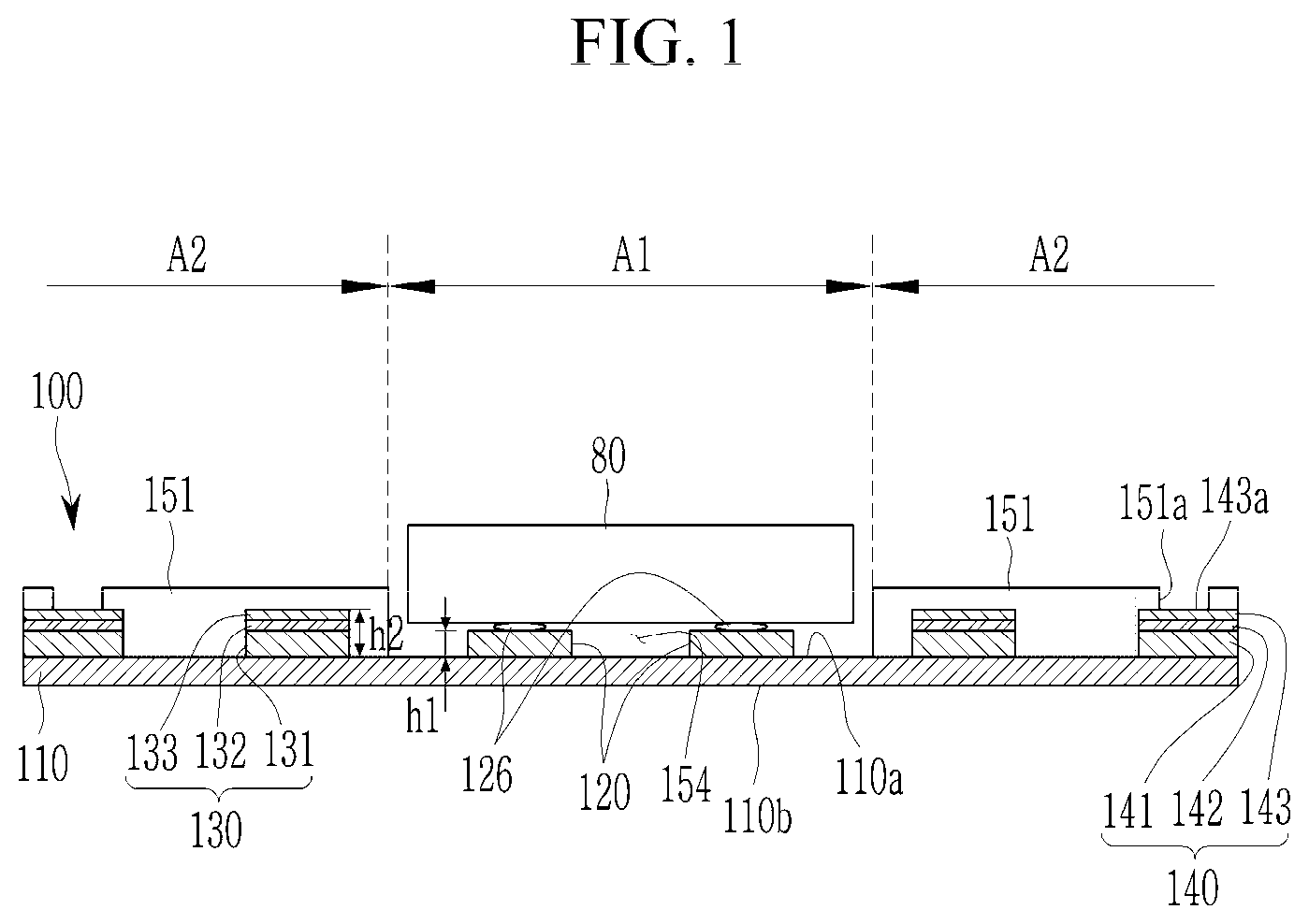Patent US12615713 — Circuit board and method for manufacturing circuit board — Figure 1
