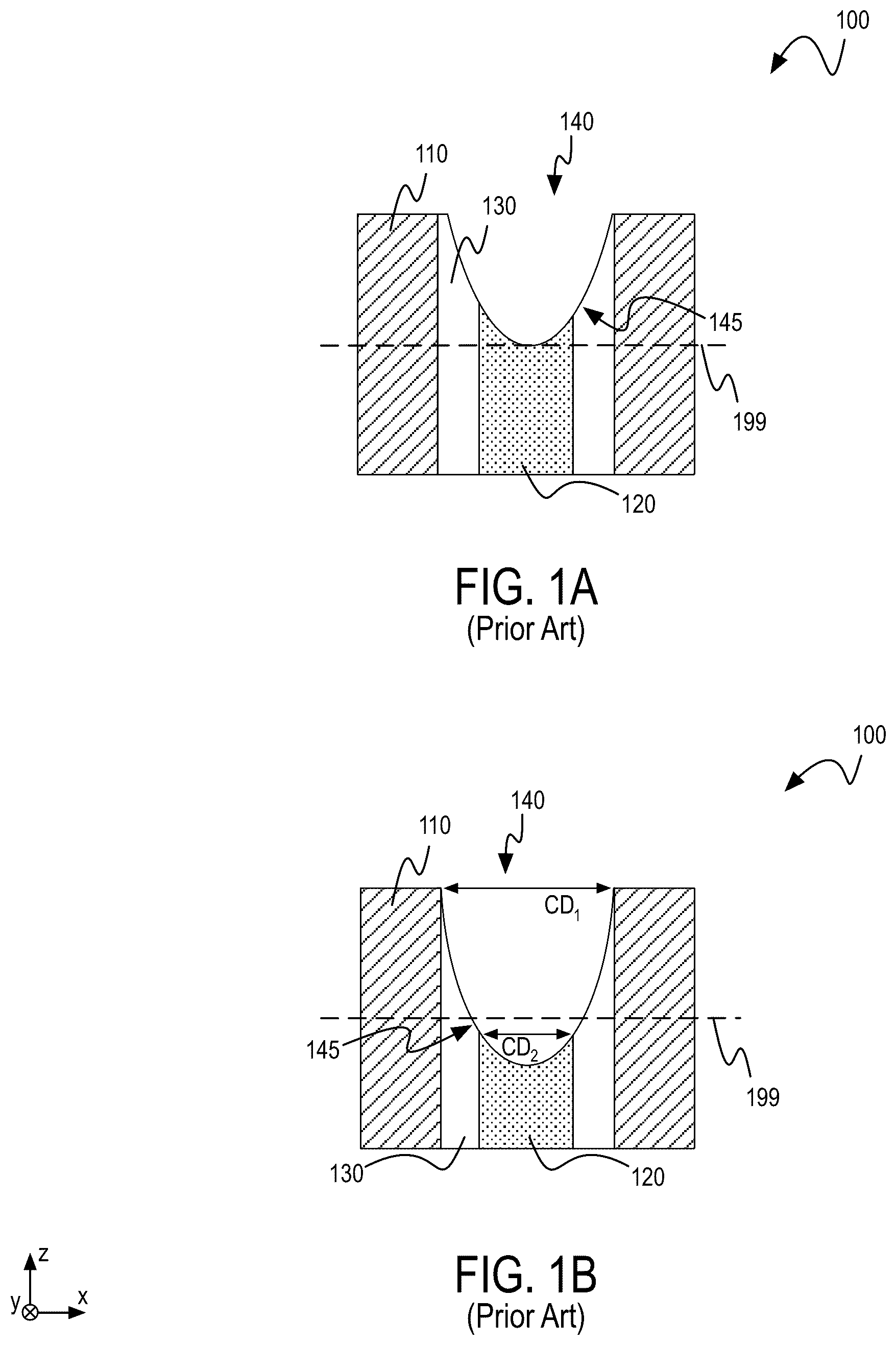 Patent US12615802 — Square etch profiles in heterogenous materials of integrated circuit devices — Figure 1