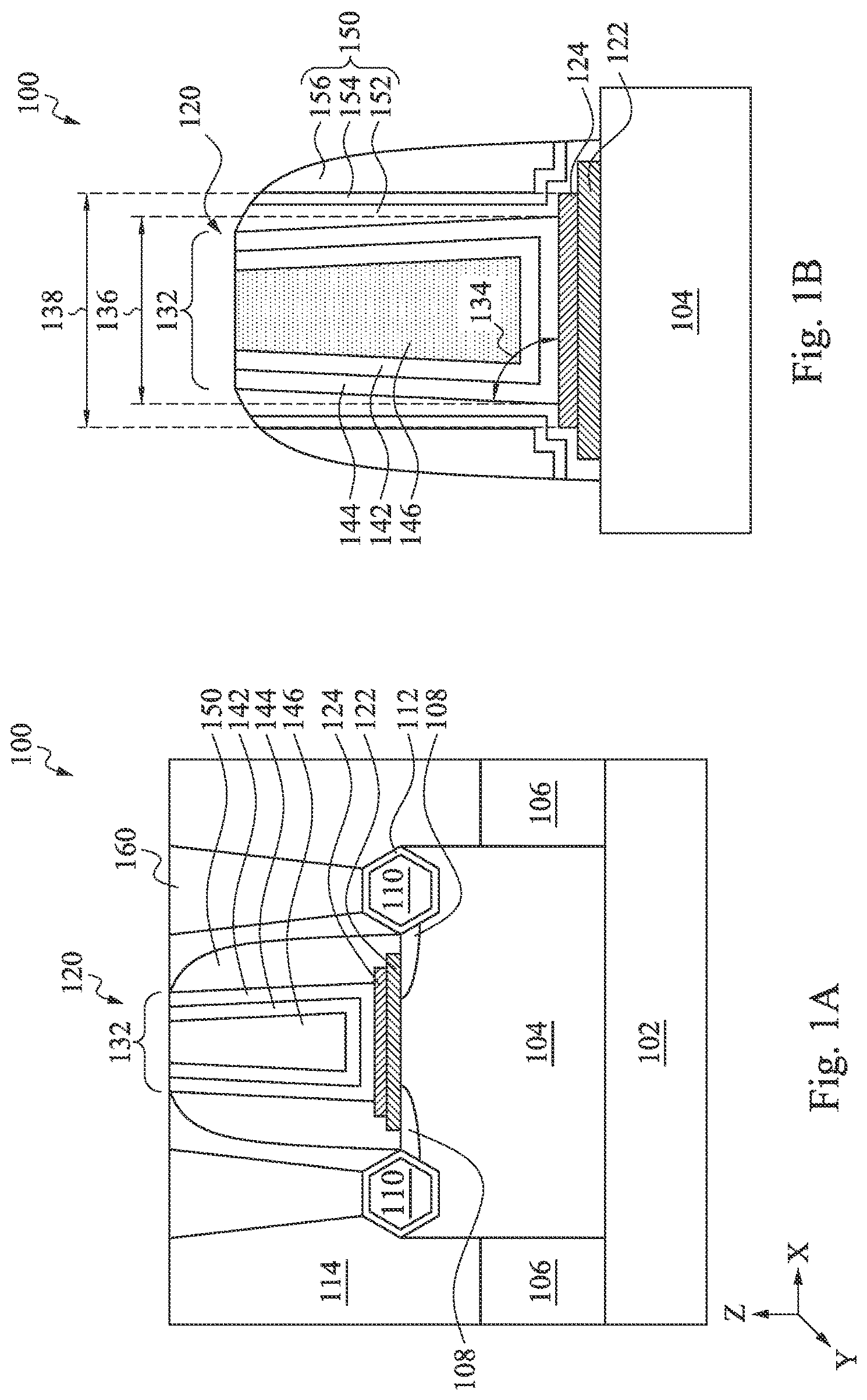 Patent US12615837 — Metal gates and manufacturing methods thereof — Figure 1
