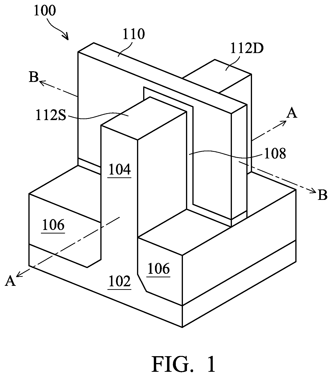 Patent US12615838 — Semiconductor devices and methods of manufacturing thereof — Figure 1