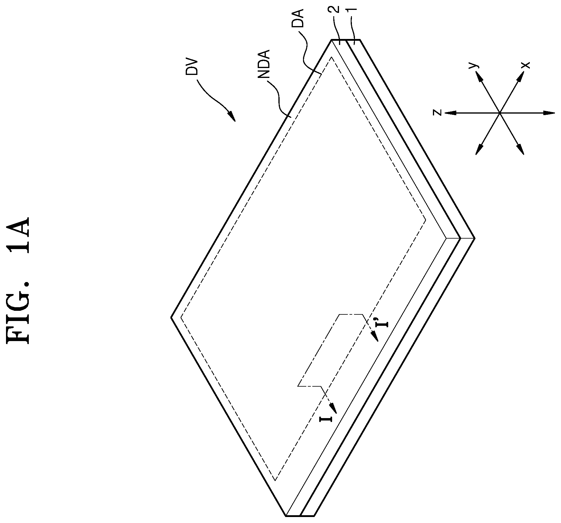 Patent US12615916 — Display device — Figure 1