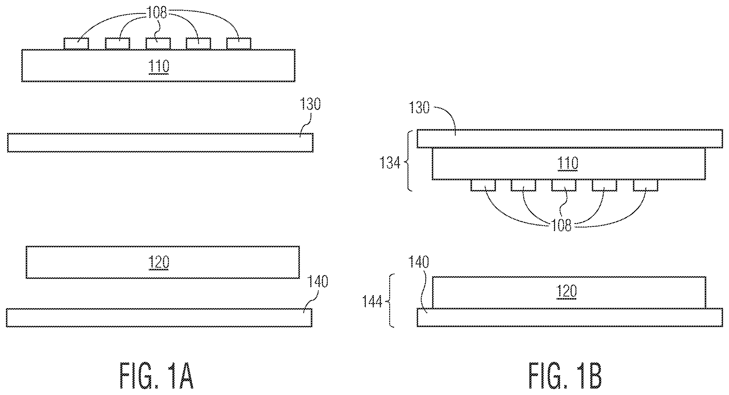 Patent US12615991 — Reusable die catch materials, reusable die release materials, related die transfer systems, and methods of using the same — Figure 1