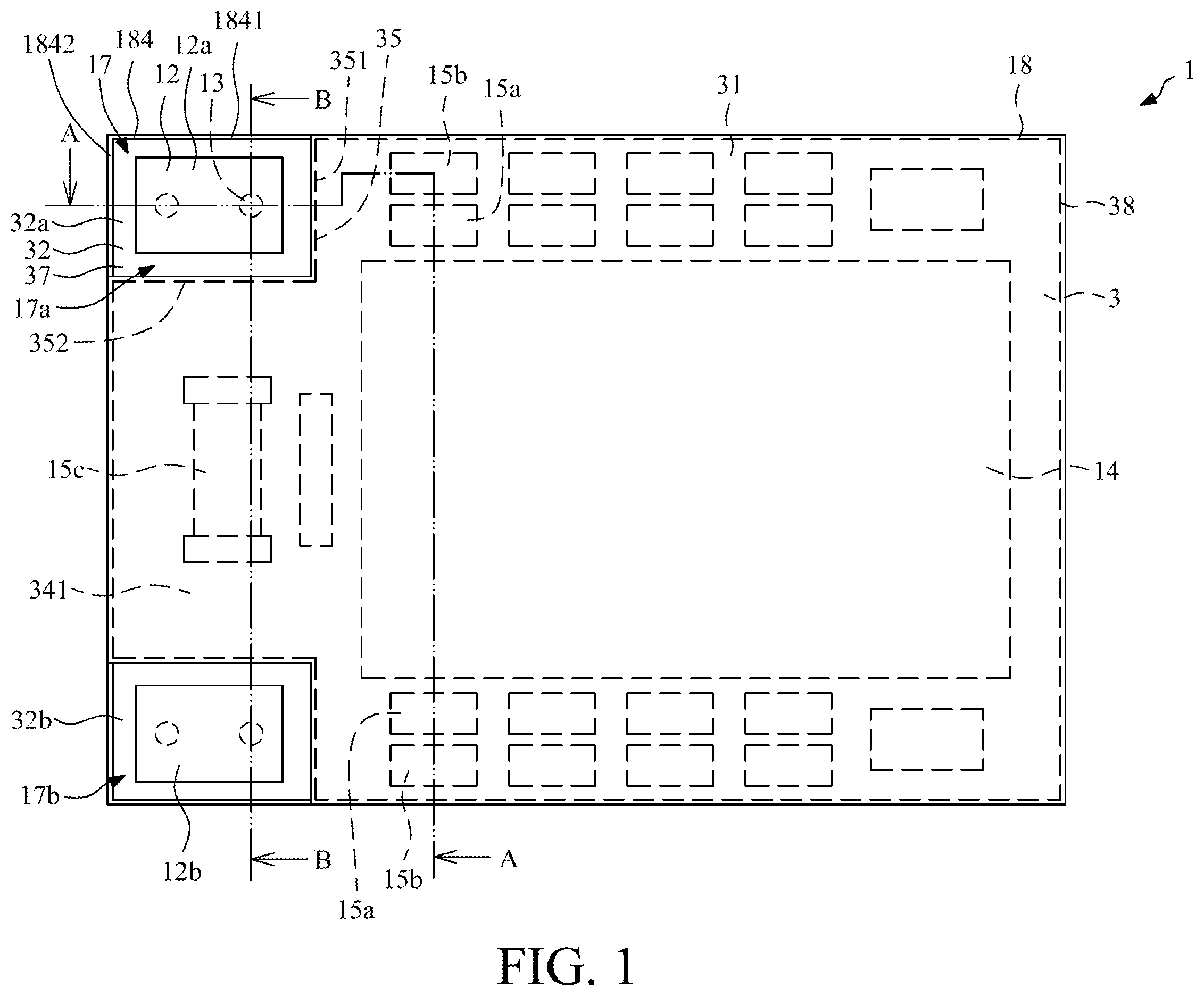 Patent US12616030 — Electronic device and method for manufacturing the same — Figure 1
