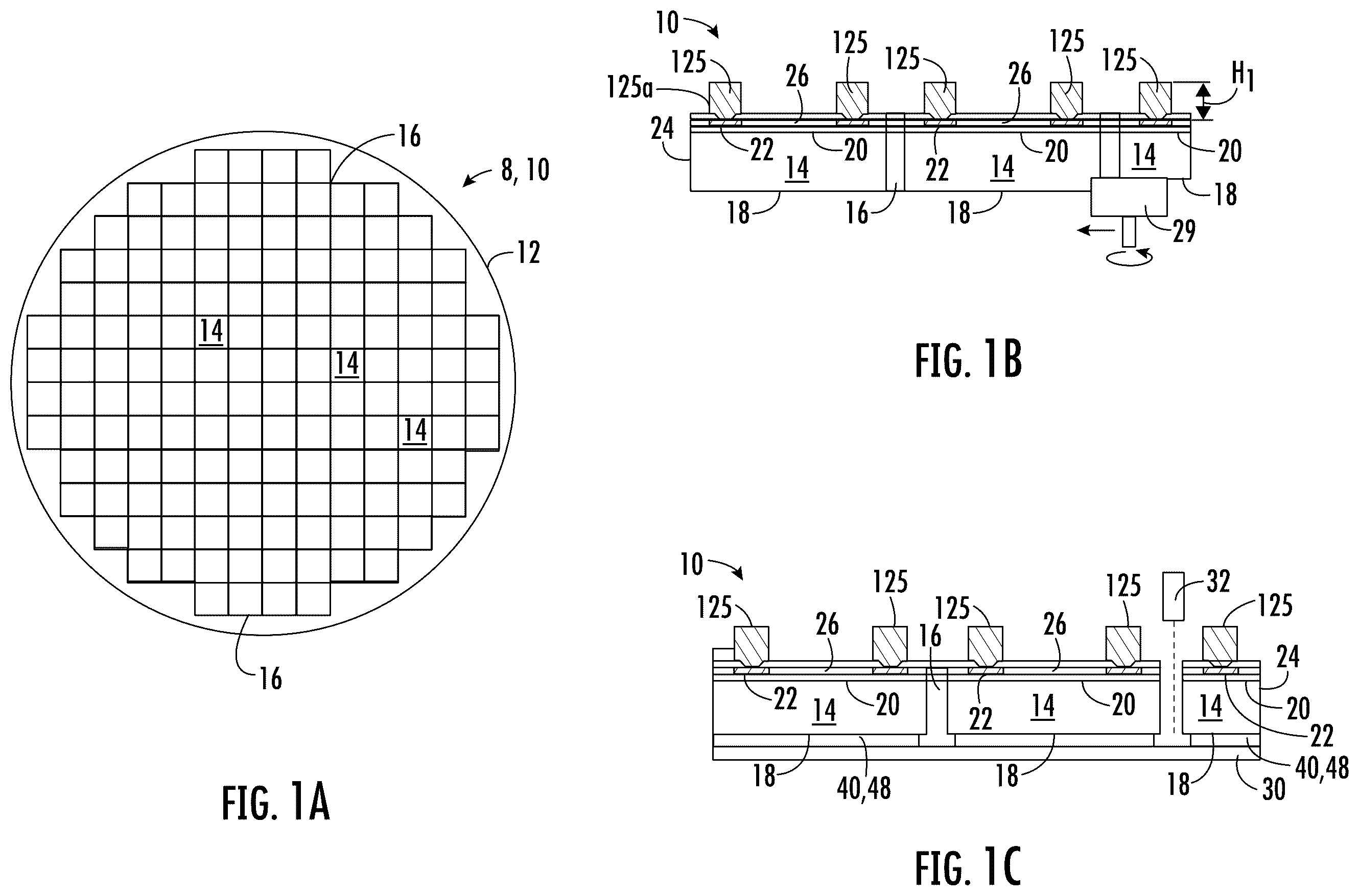 Patent US12616038 — Interconnect substrate and method of making — Figure 1