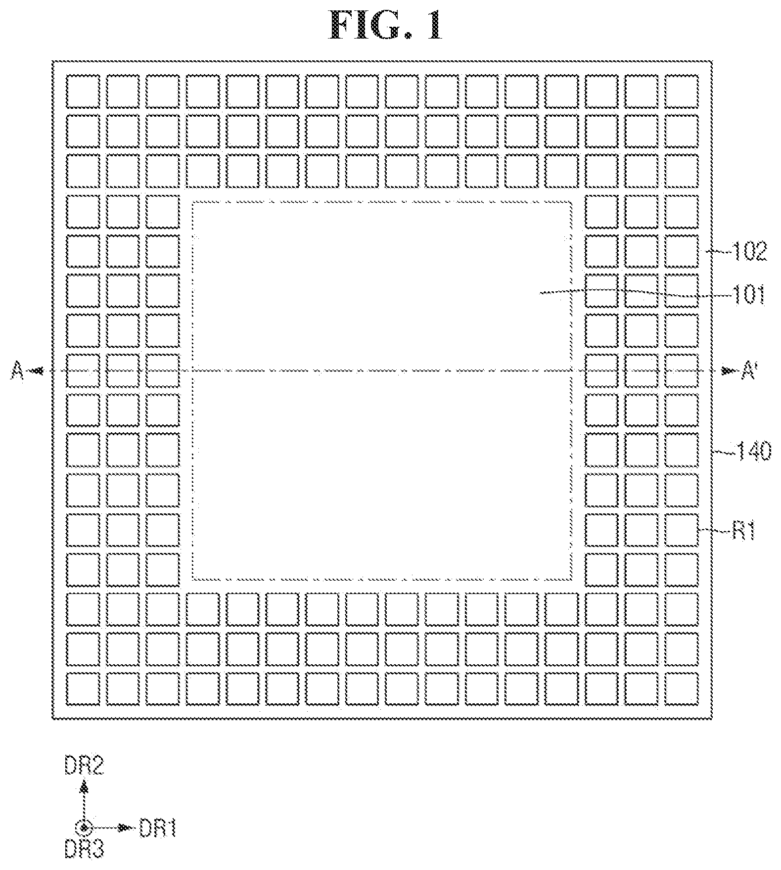 Patent US12616056 — Semiconductor package and method of manufacturing the same — Figure 1