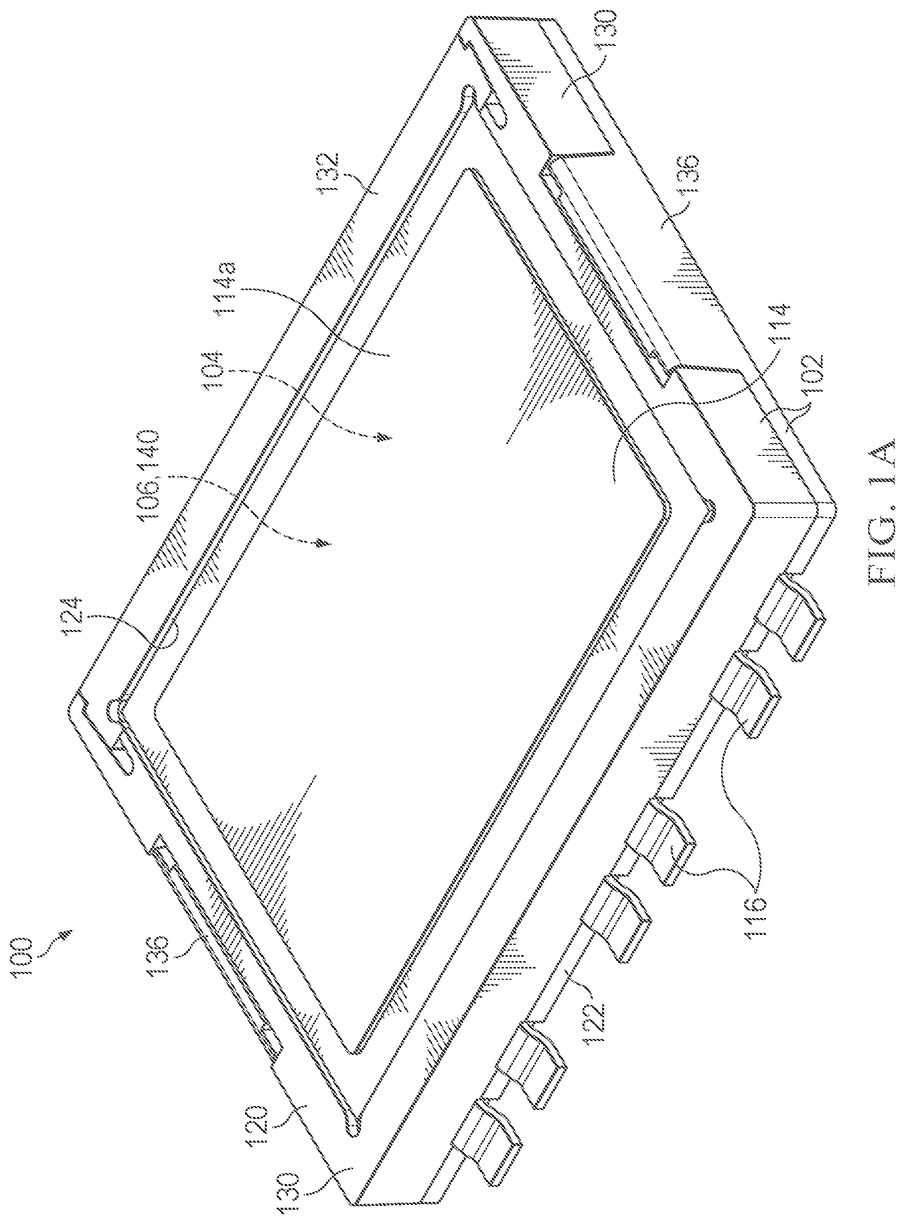 Patent US12616059 Figure 1 – Electronic device package including a gel