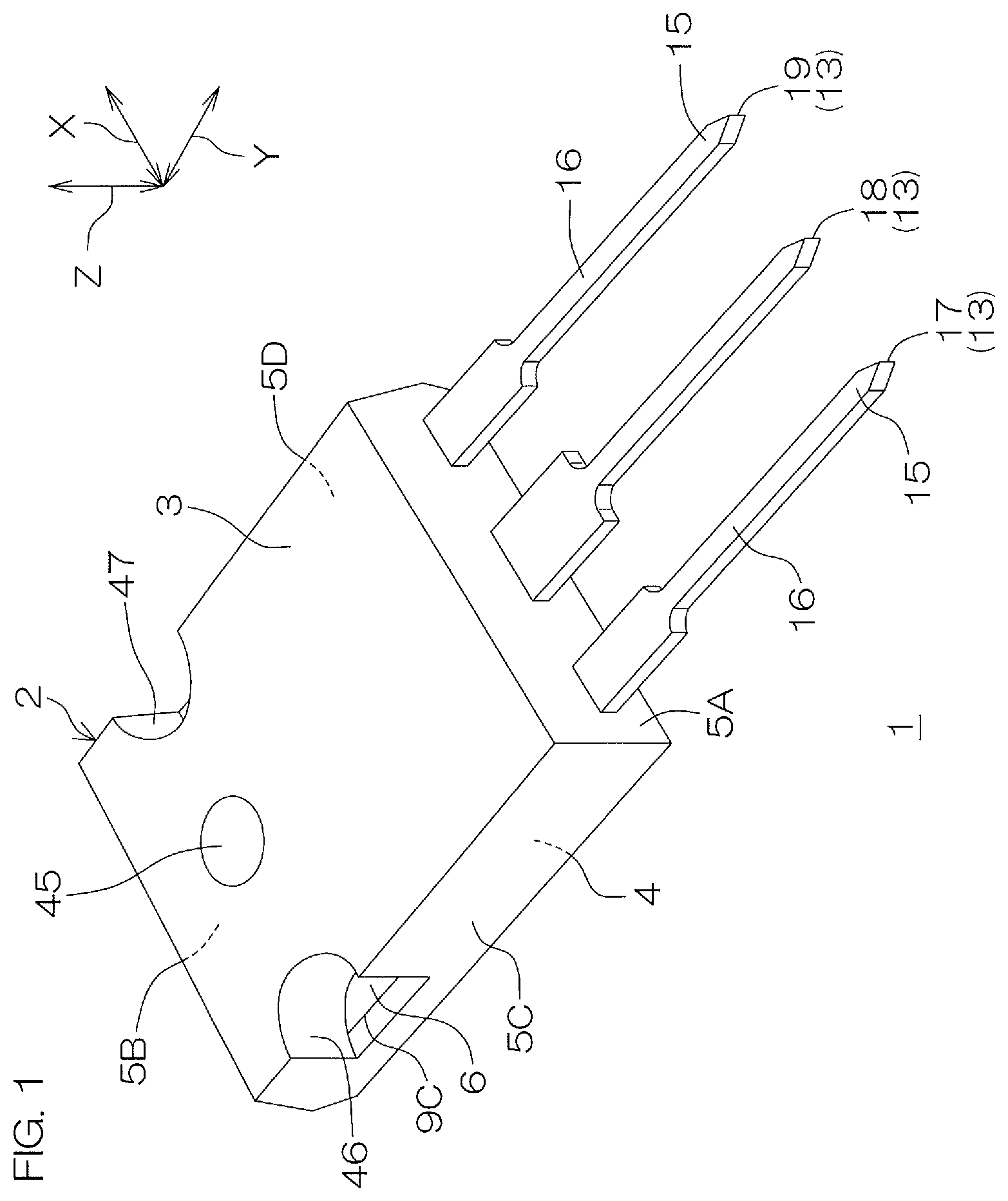 Patent US12616061 Figure 1 – Semiconductor module