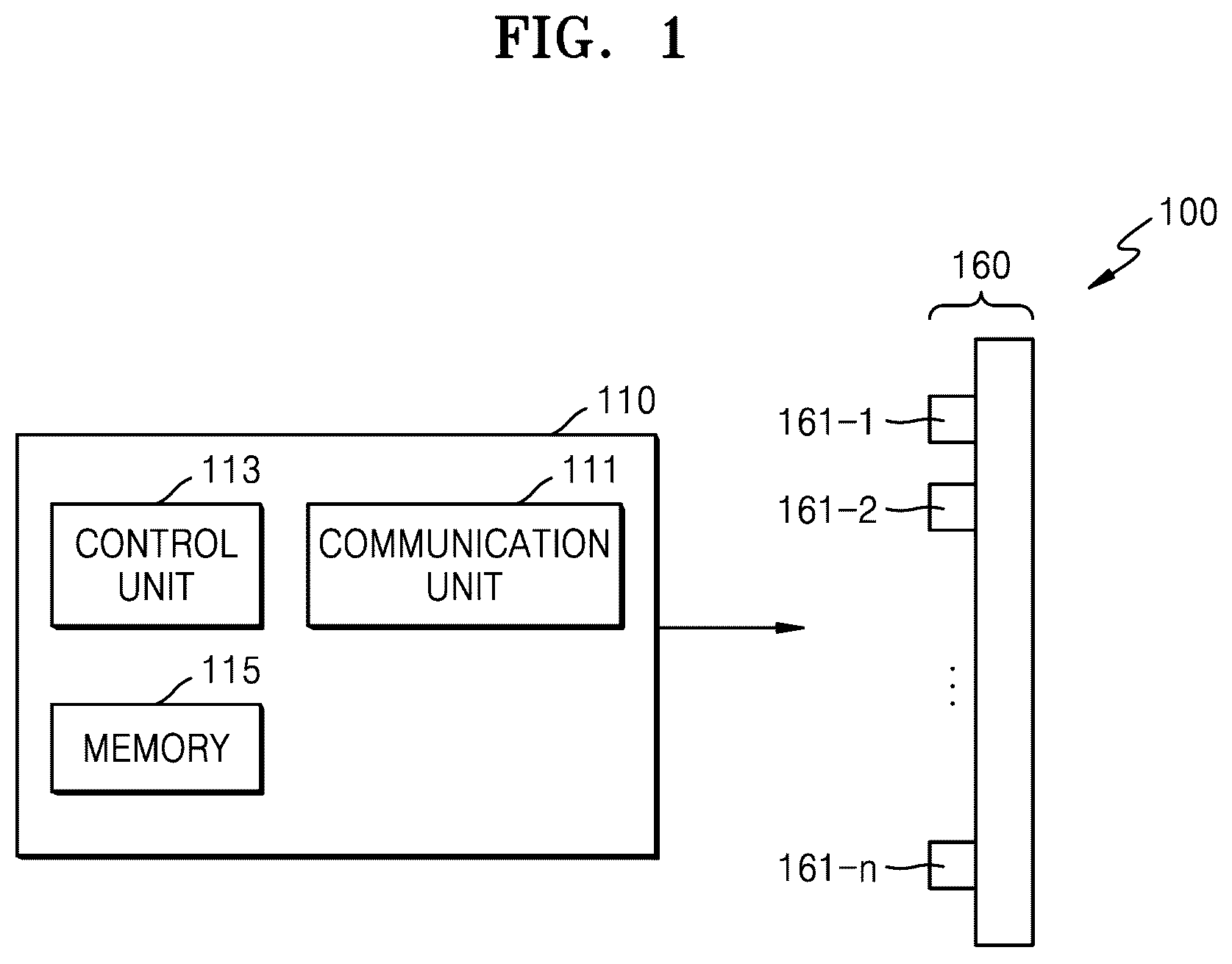 Patent US12616069 — Device and method for determining ranks of light emitting devices each mounted on plurality of respective mounting points on substrate — Figure 1