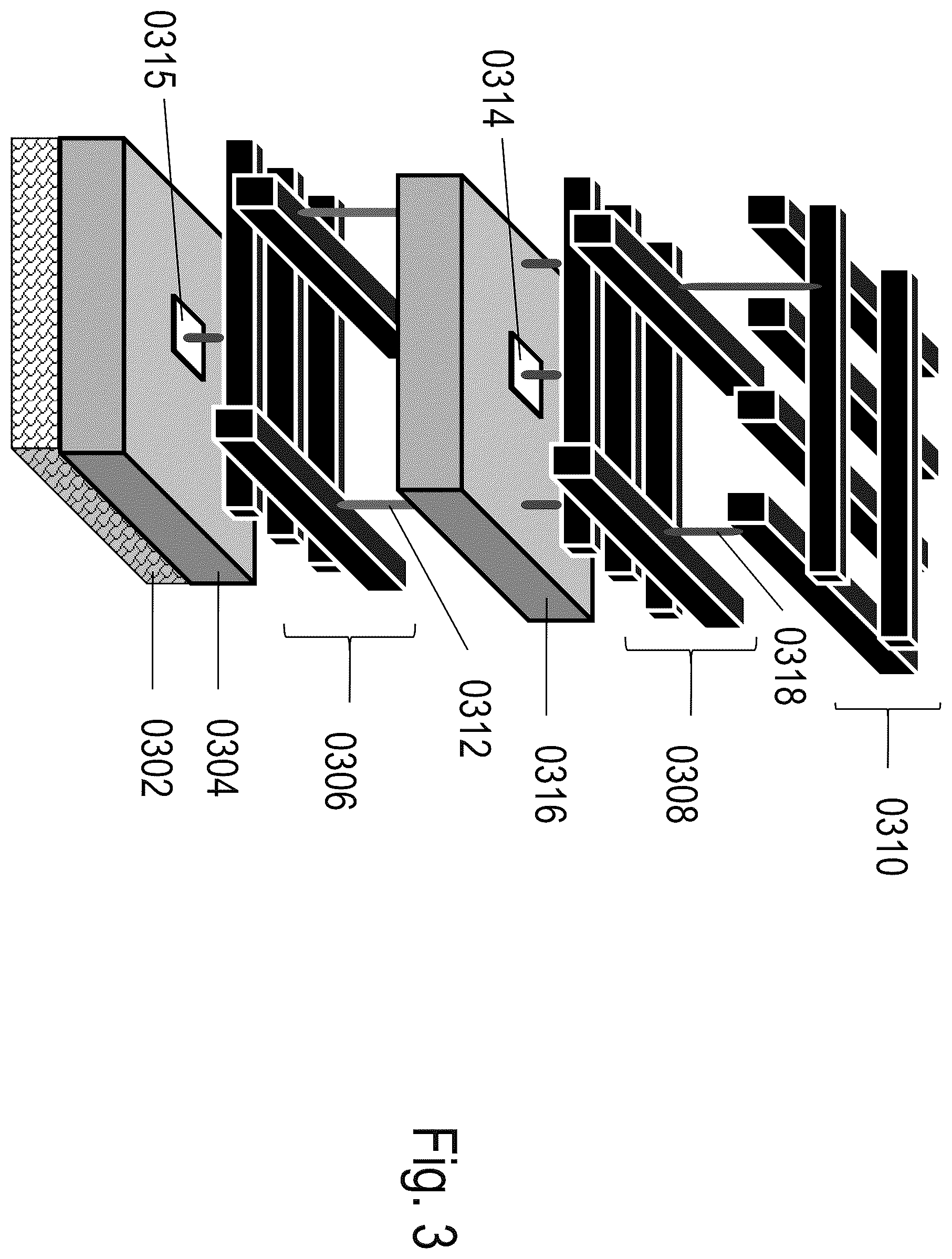 Patent US12616073 Figure 3 – 3D semiconductor device and structure with metal layers