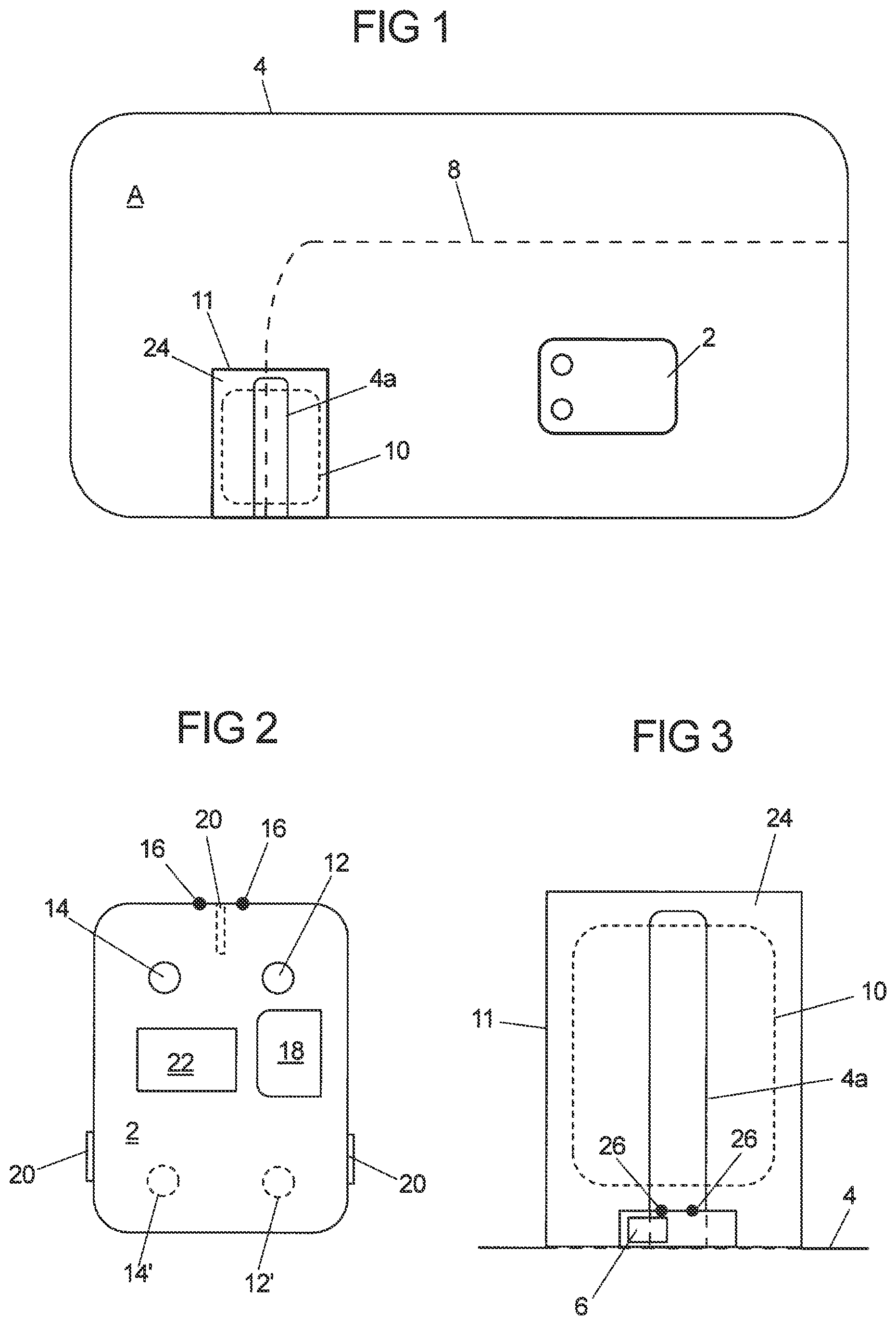 Patent US12616088 — Navigating a robotic mower along a guide wire — Figure 1