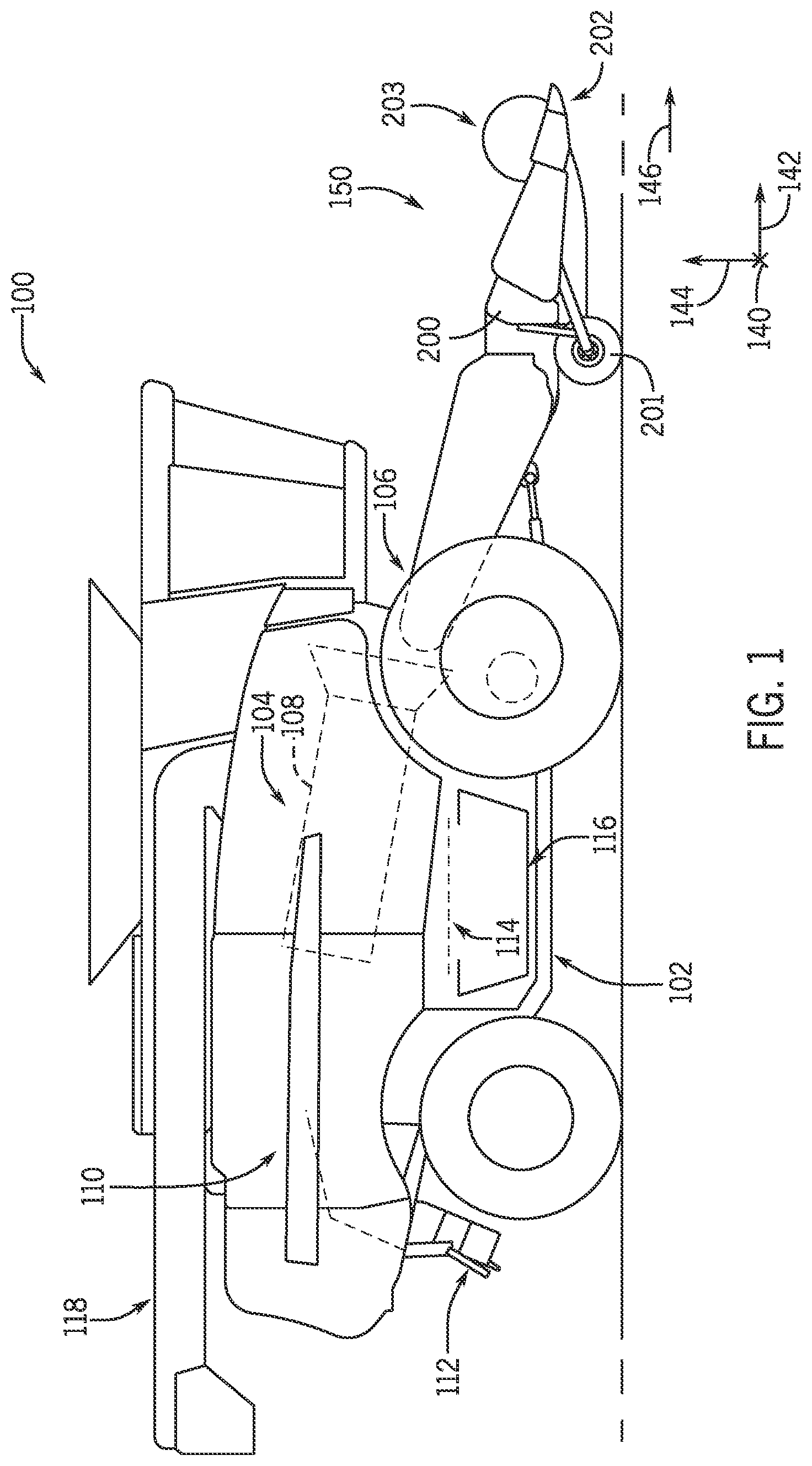 Patent US12616094 — Gauge wheel control system for an agricultural system — Figure 1