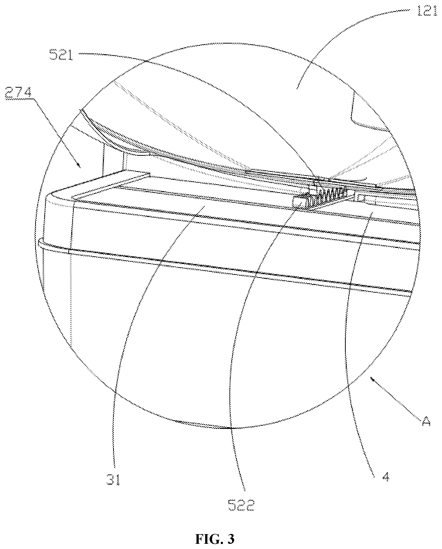 Patent US12616163 Figure 3 – Pet toilet