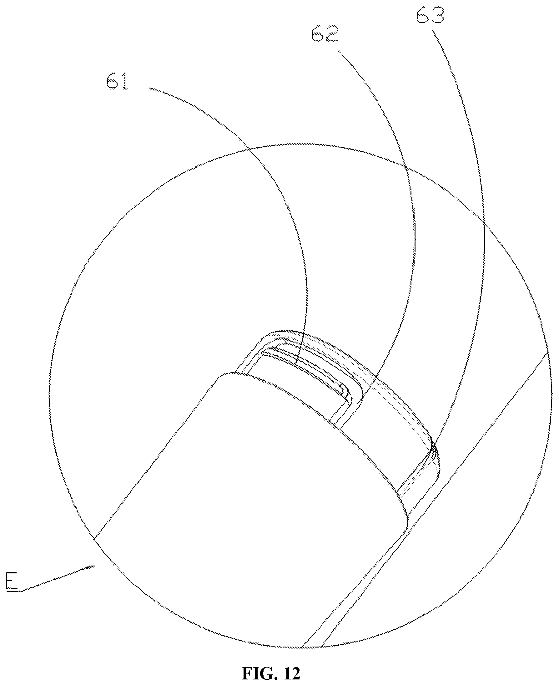 Patent US12616163 Figure 12 – Pet toilet
