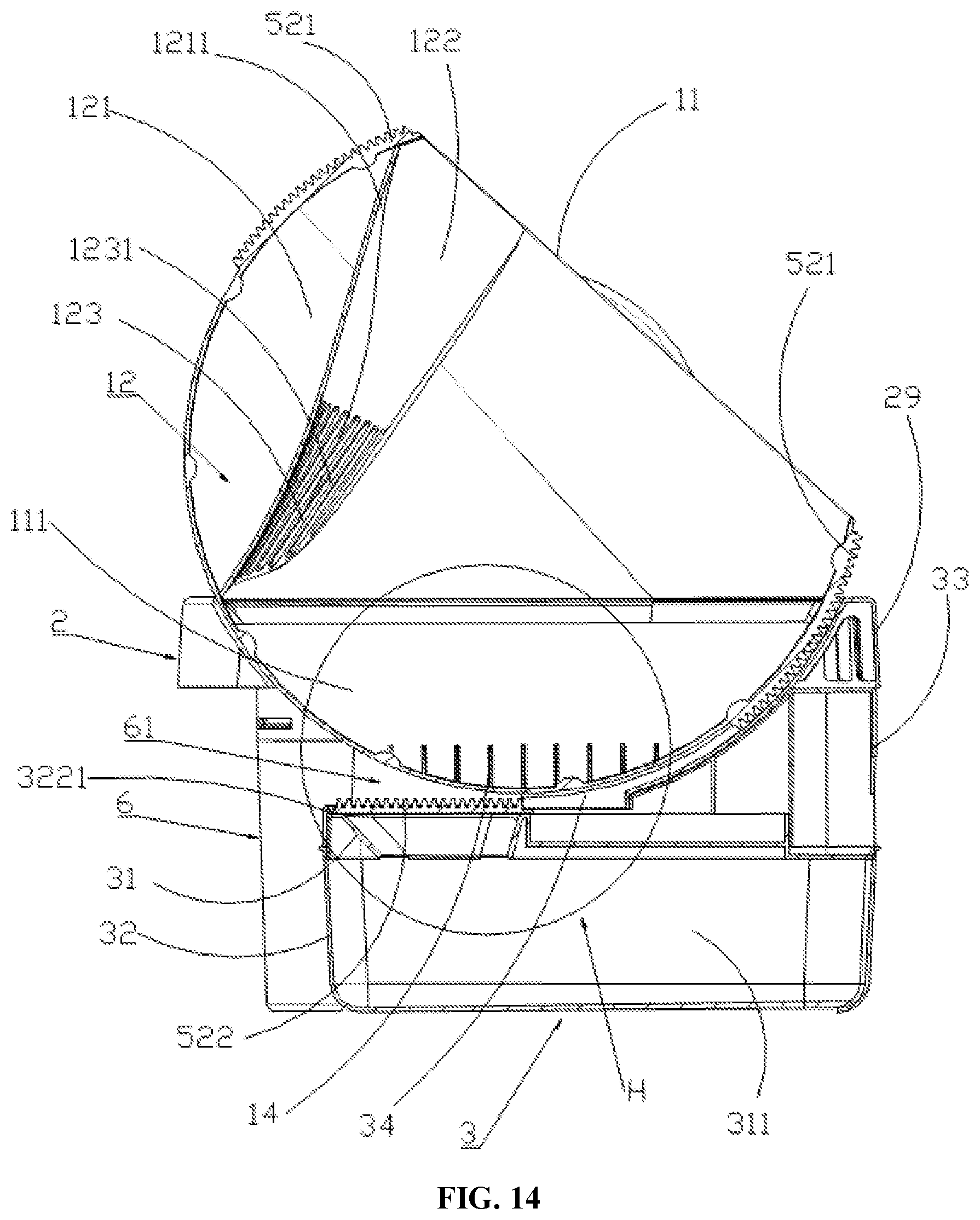 Patent US12616163 Figure 14 – Pet toilet
