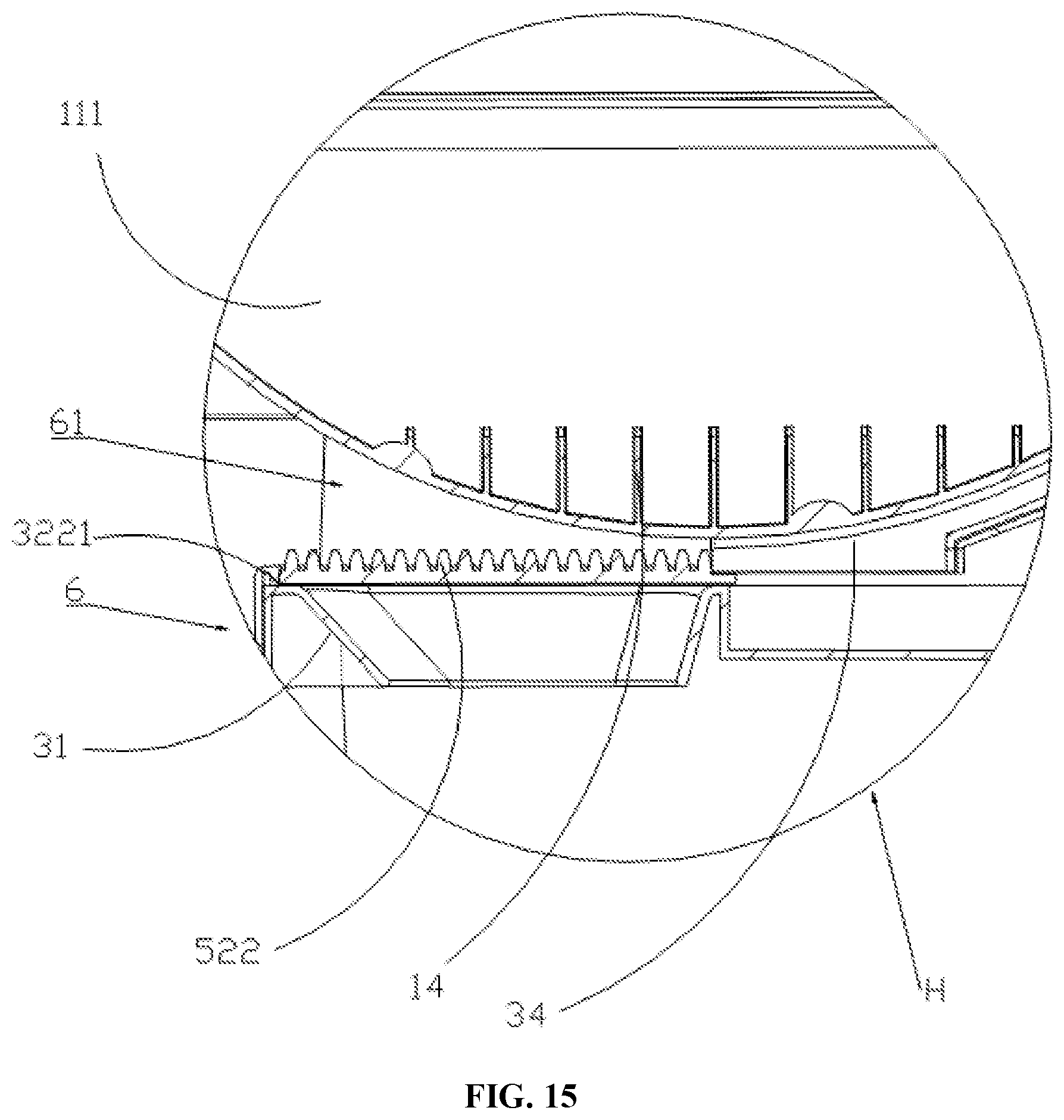 Patent US12616163 Figure 15 – Pet toilet