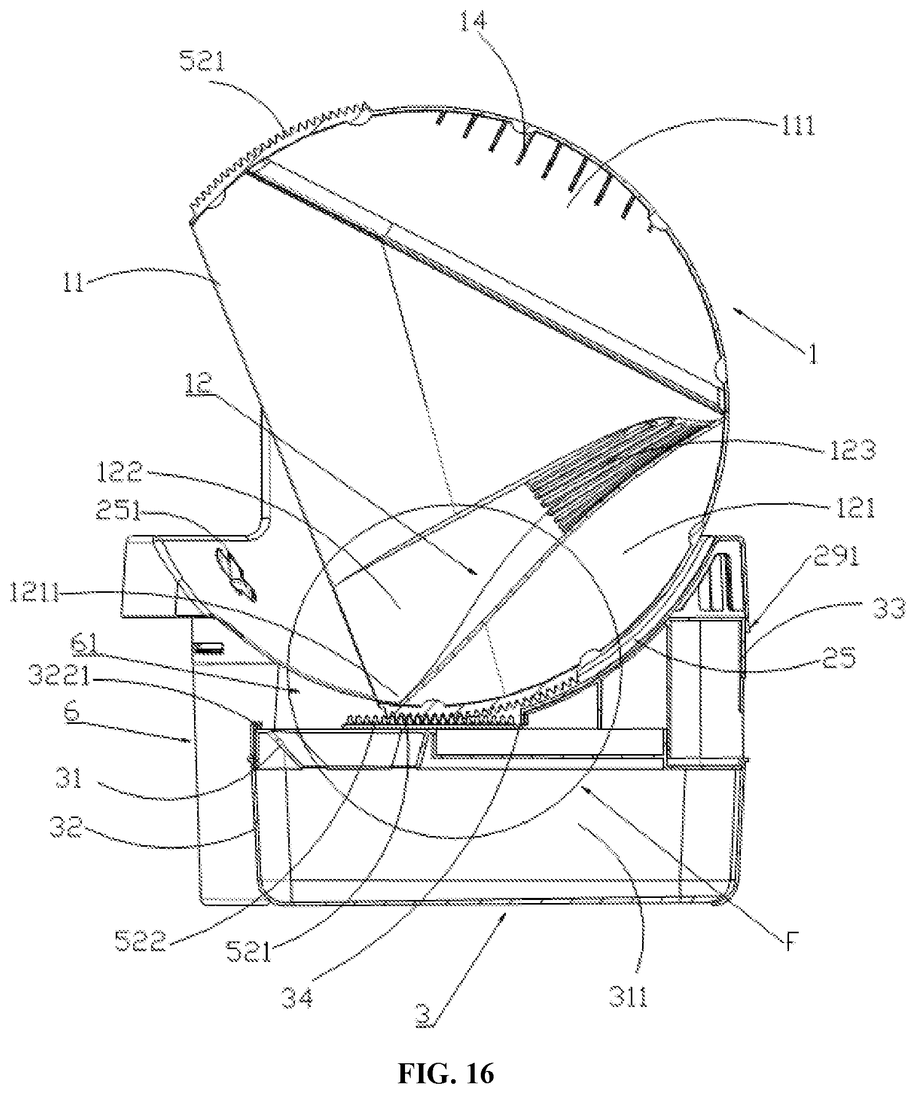 Patent US12616163 Figure 16 – Pet toilet