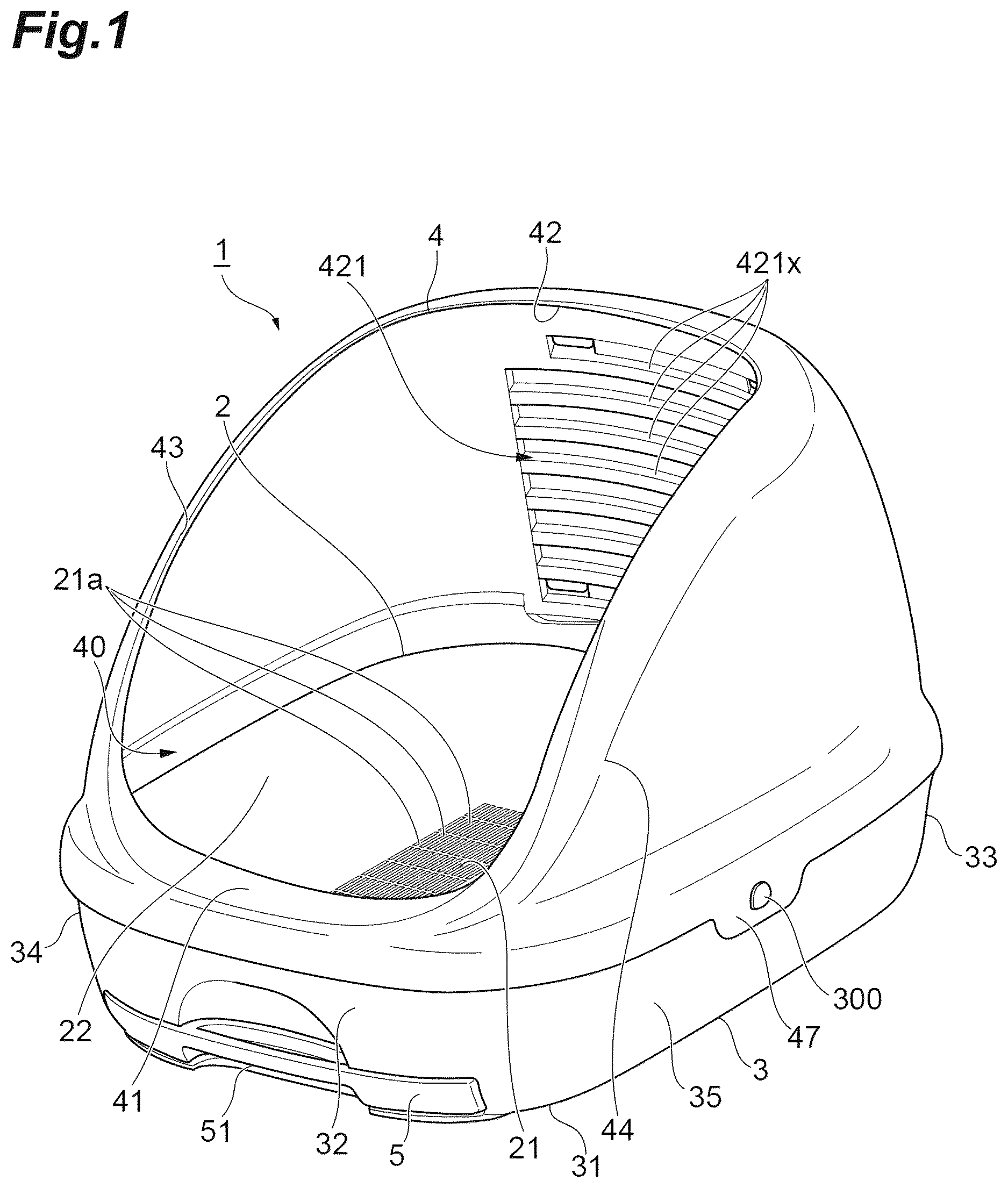 Patent US12616164 — Pet toilet system — Figure 1