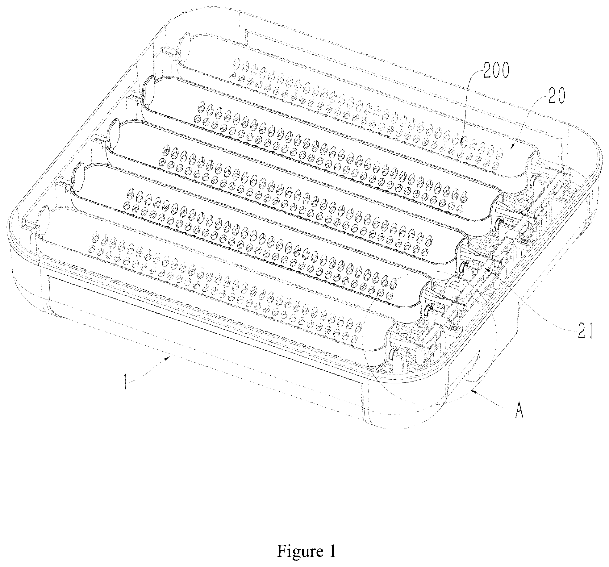Patent US12616174 — Automatic egg turning device for incubator — Figure 1
