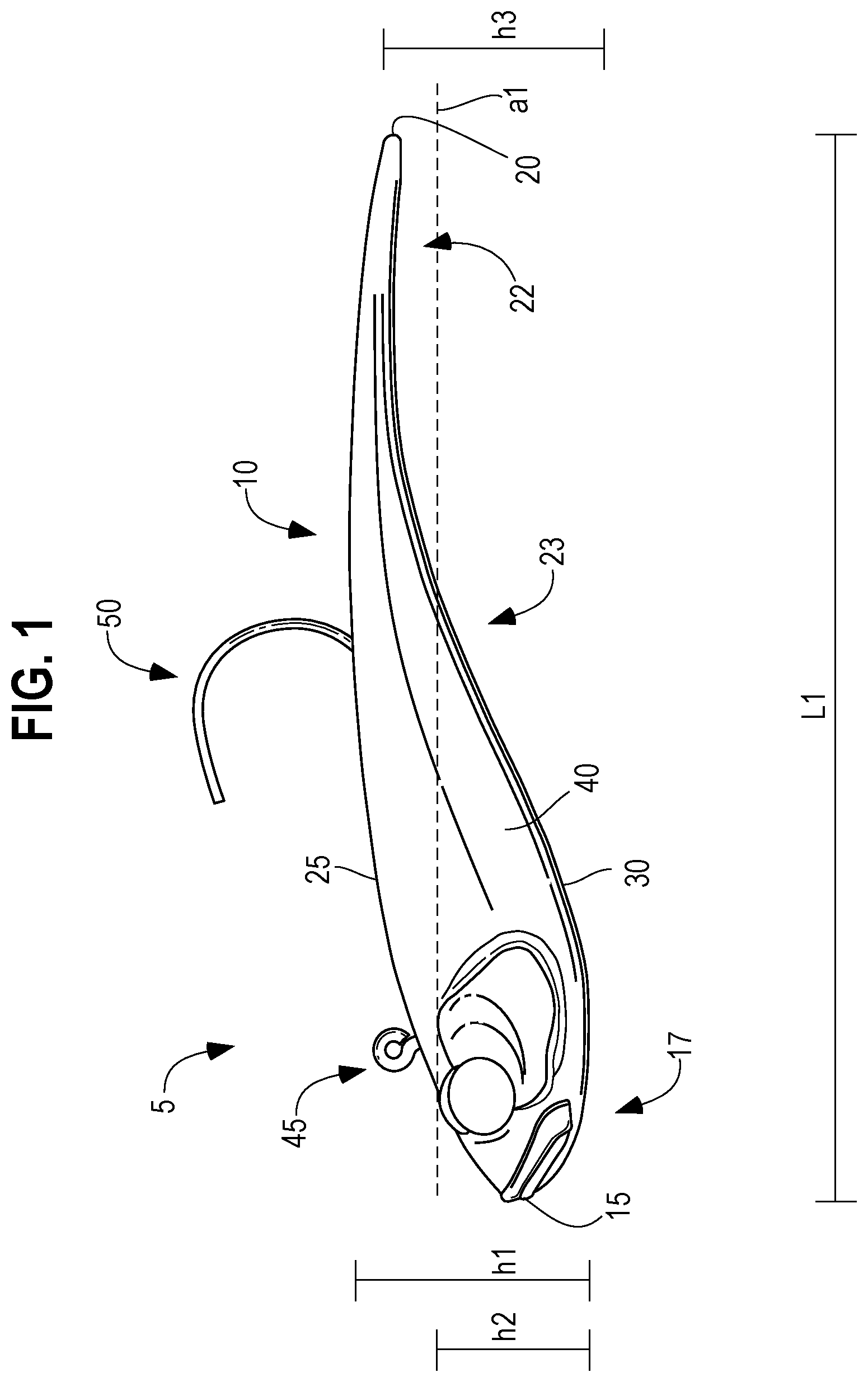 Patent US12616178 — Lure — Figure 1