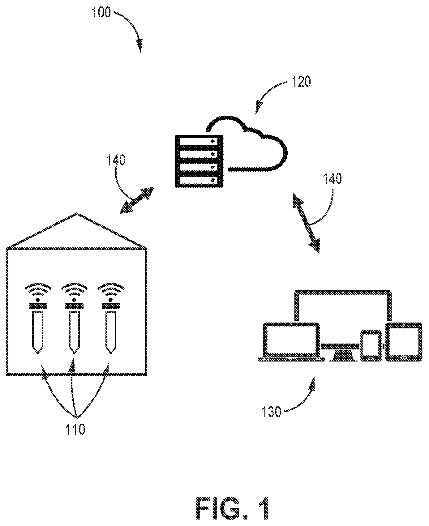 Patent US12616184 Figure 1 – Real-time monitoring and early detection system for insect activity in grains during storage