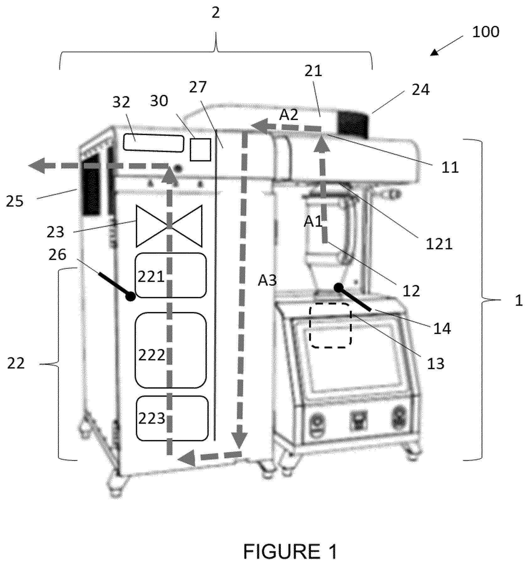 Patent US12616234 Figure 1 – Method for drying a smoke filter unit