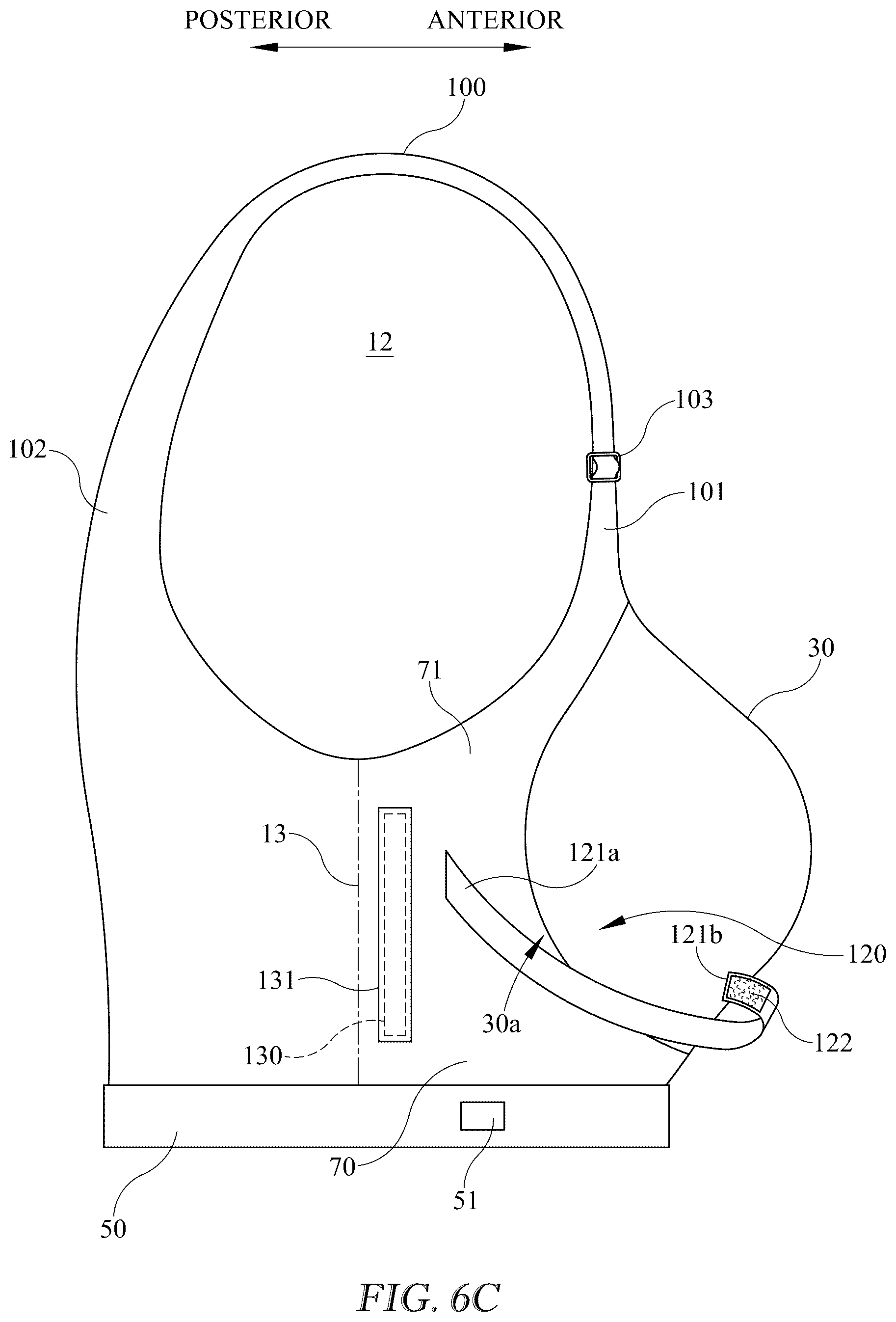 Patent US12616257 Figure 9 – Breast support garment