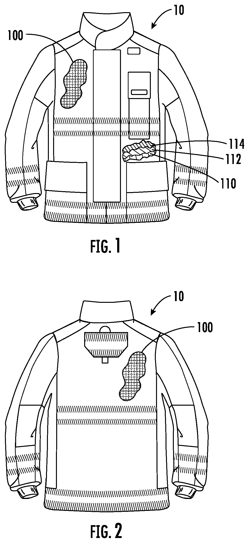 Patent US12616260 — Flame resistant material for a protective garment — Figure 1
