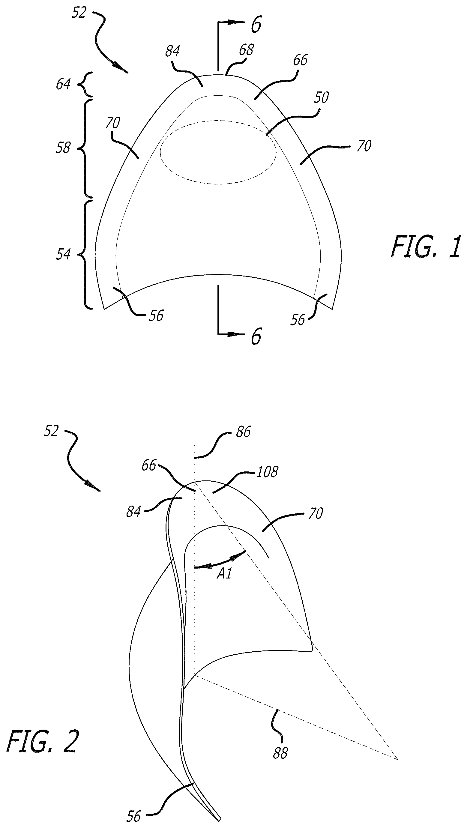 Patent US12616277 Figure 1 – Footwear heel counter for easier foot entry or removal