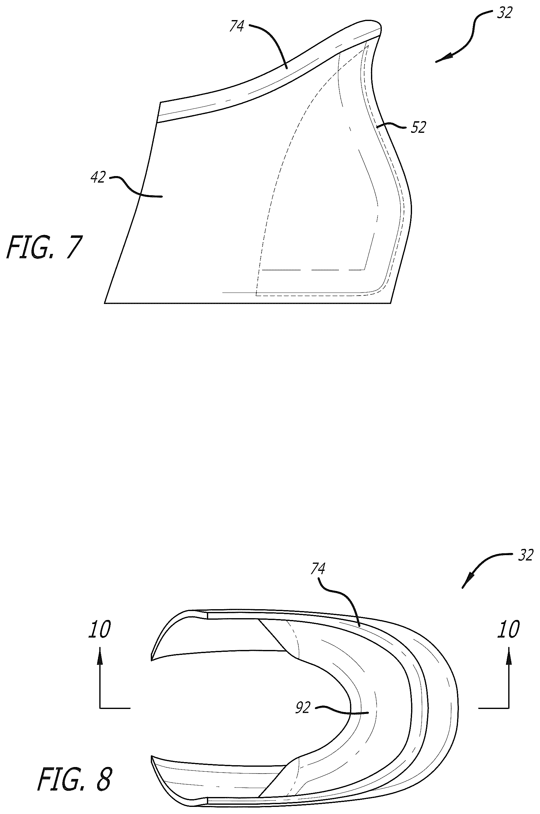 Patent US12616277 Figure 6 – Footwear heel counter for easier foot entry or removal