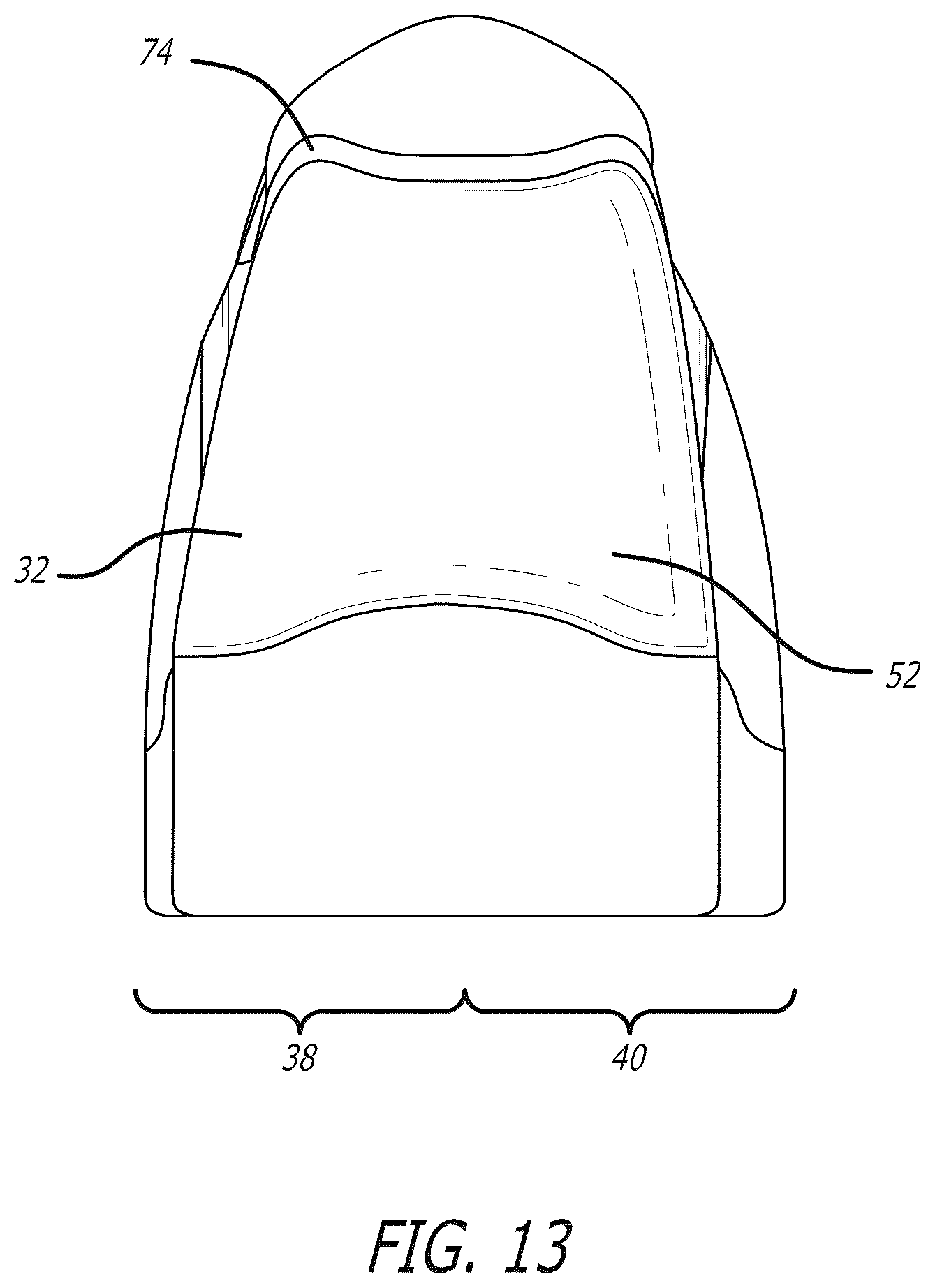 Patent US12616277 Figure 9 – Footwear heel counter for easier foot entry or removal