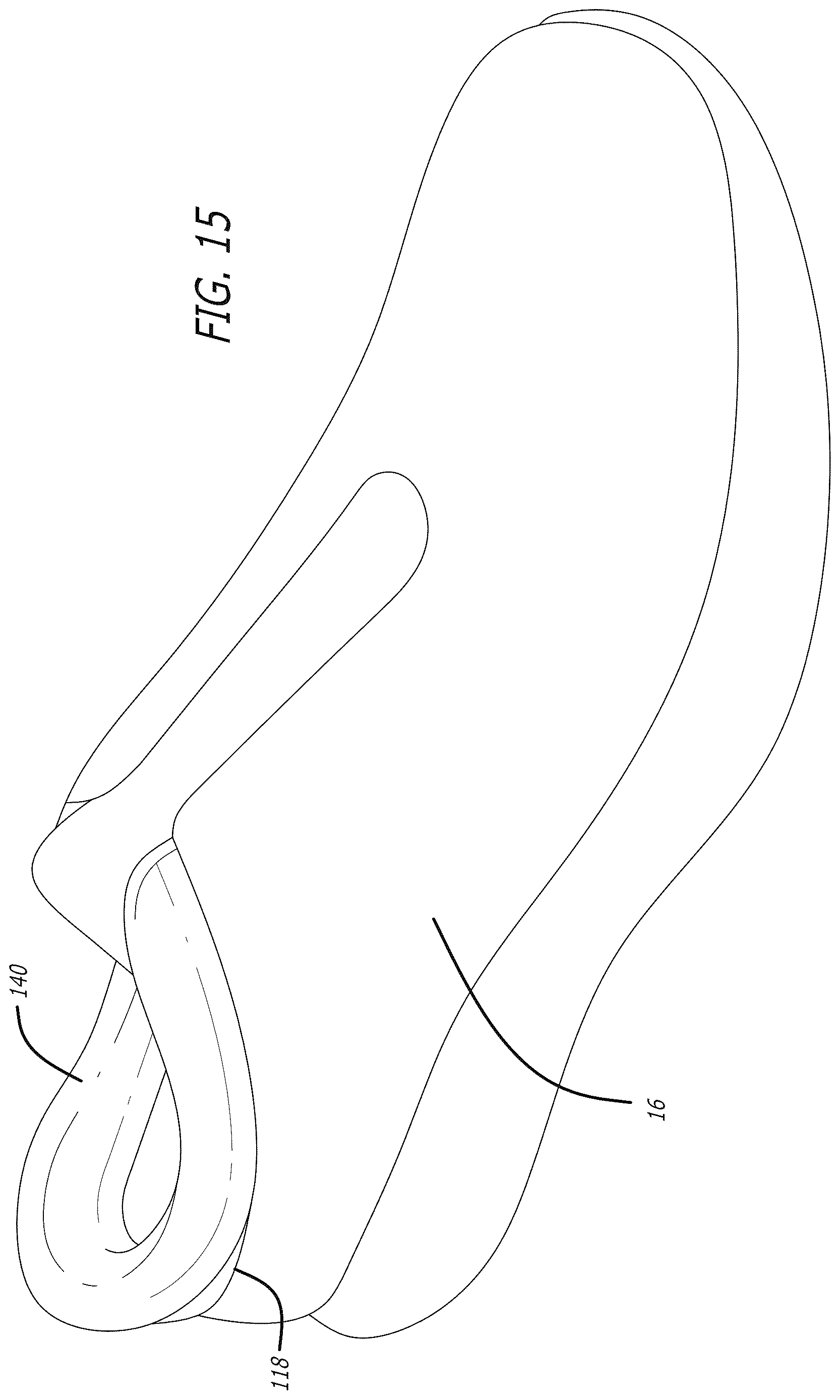 Patent US12616277 Figure 11 – Footwear heel counter for easier foot entry or removal