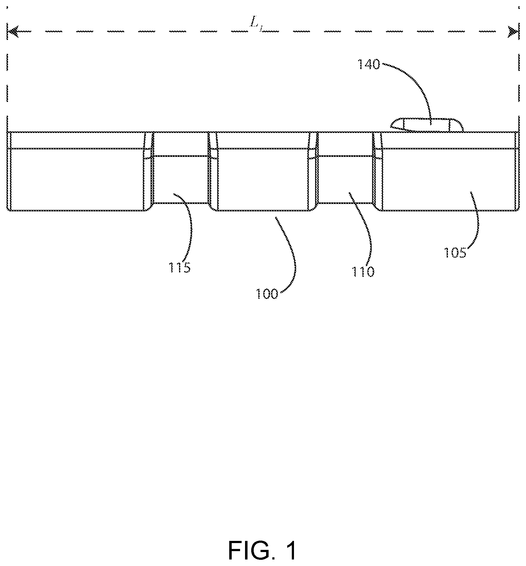 Patent US12616285 Figure 1 – Carrying strap handle with identical halves