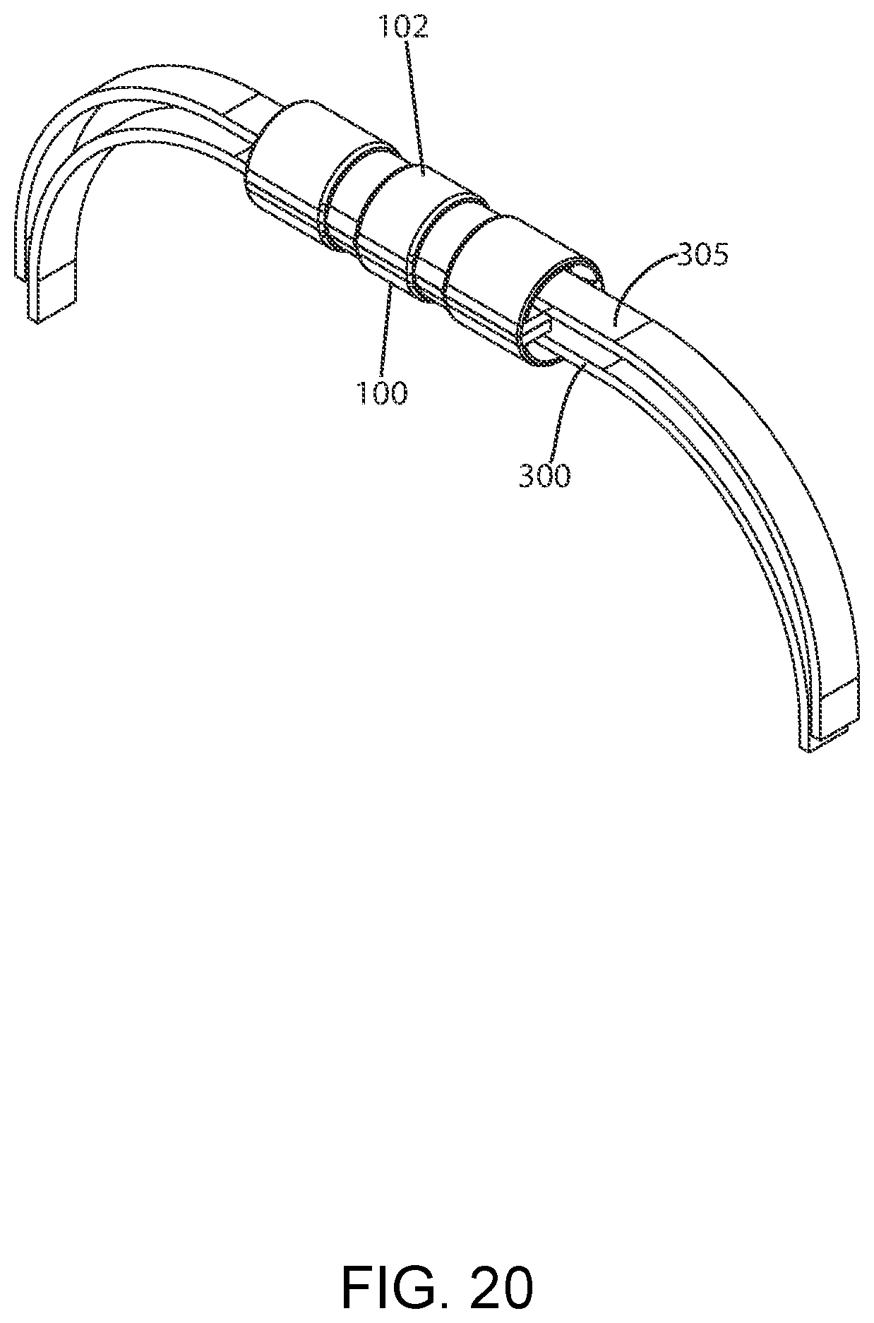 Patent US12616285 Figure 20 – Carrying strap handle with identical halves