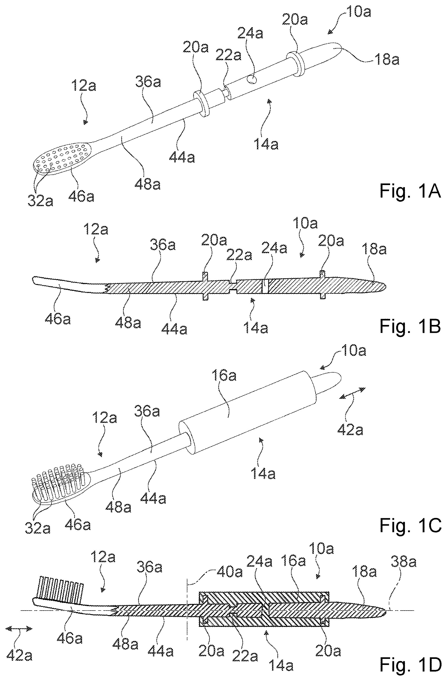 Patent US12616295 — Hygiene product, in particular oral hygiene product — Figure 1