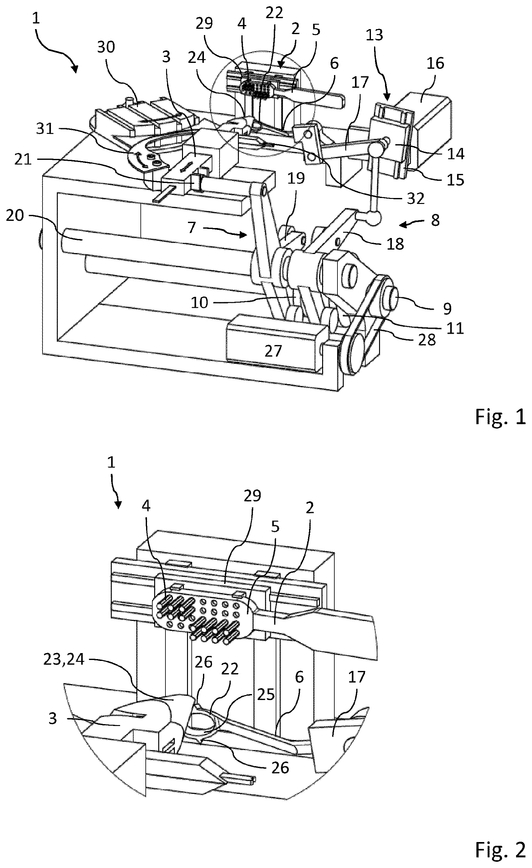 Patent US12616296 — Device for producing bristle products — Figure 1