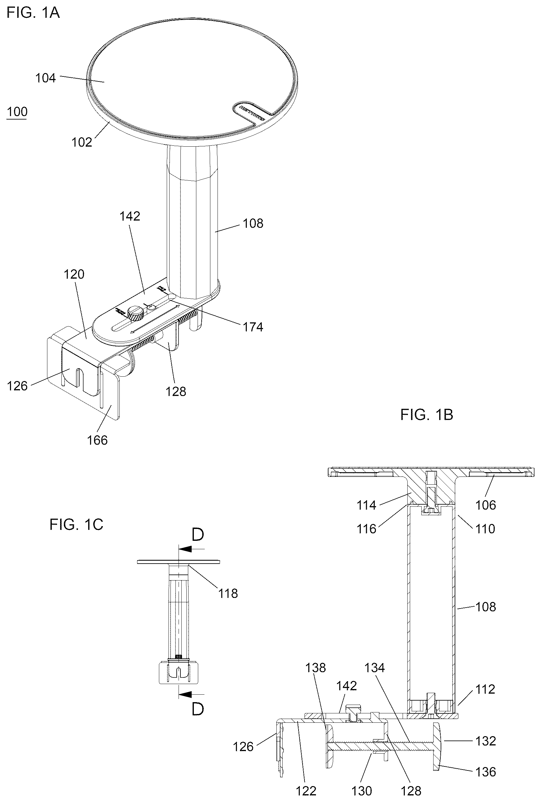 Patent US12616299 Figure 1 – Platform assembly