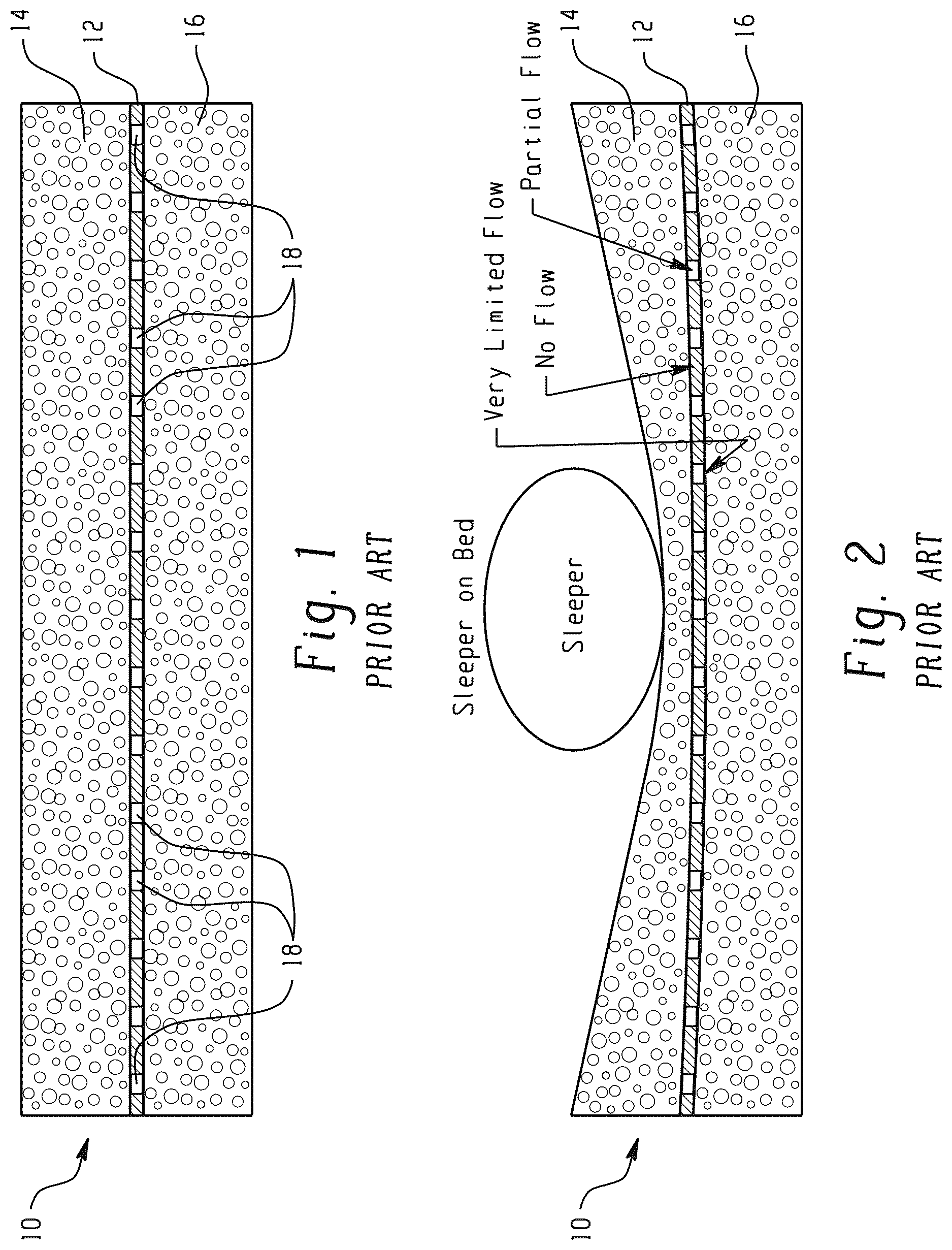 Patent US12616310 — Mattress assembly with reduced heat index — Figure 1