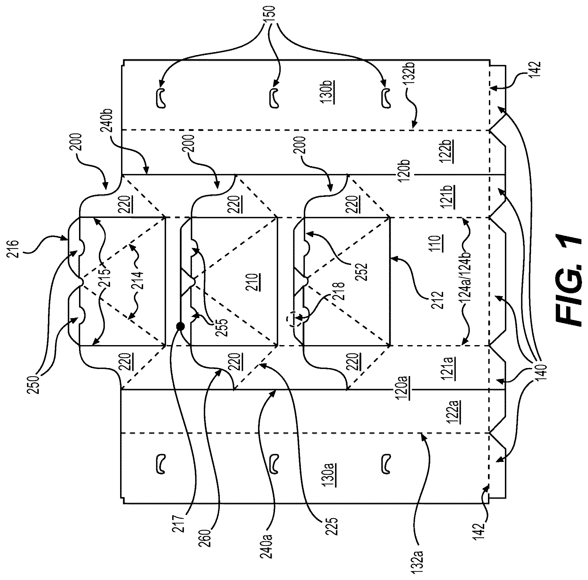 Patent US12616318 — Weekender style floor display — Figure 1