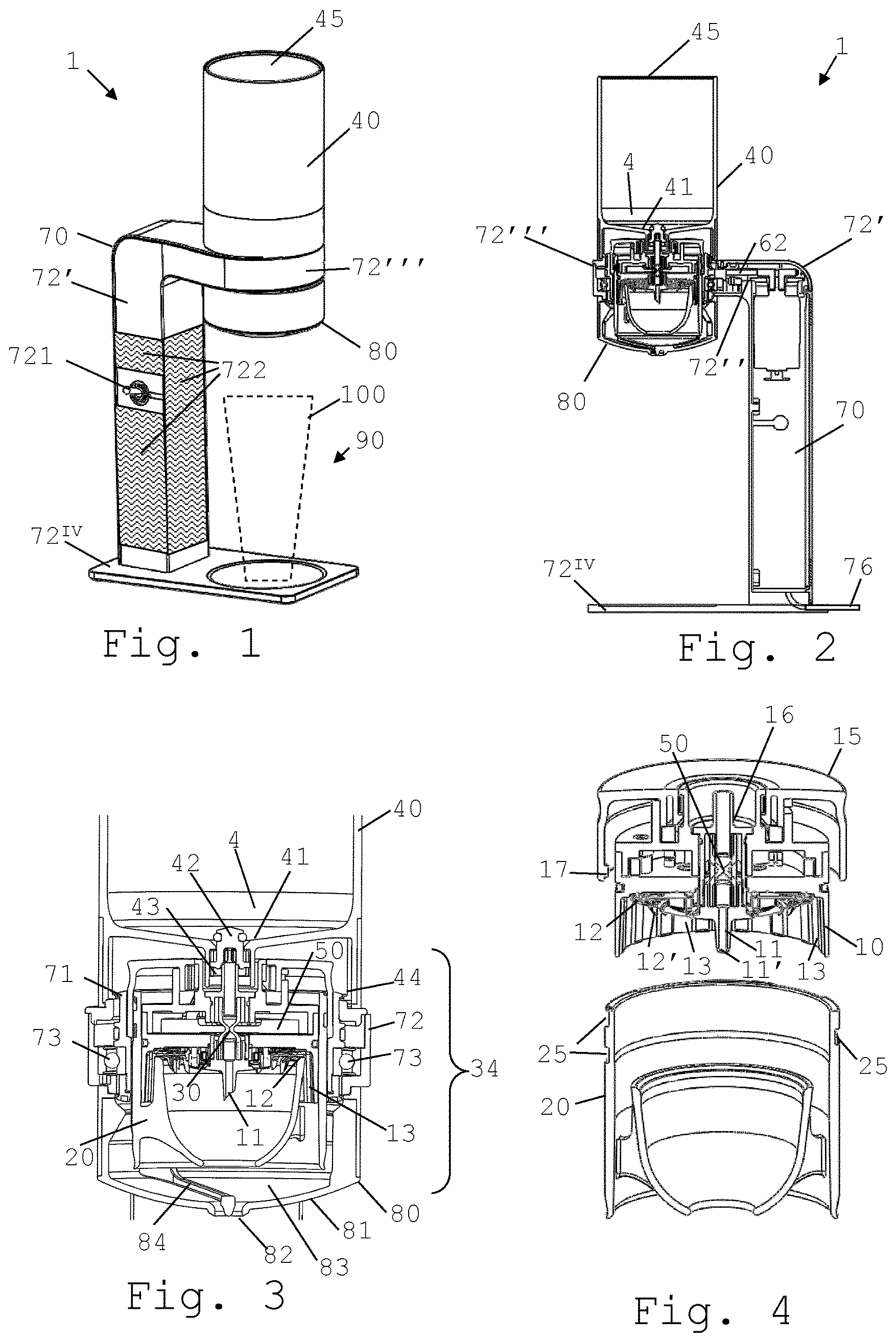 Patent US12616329 — Beverage machine with beverage collector — Figure 1