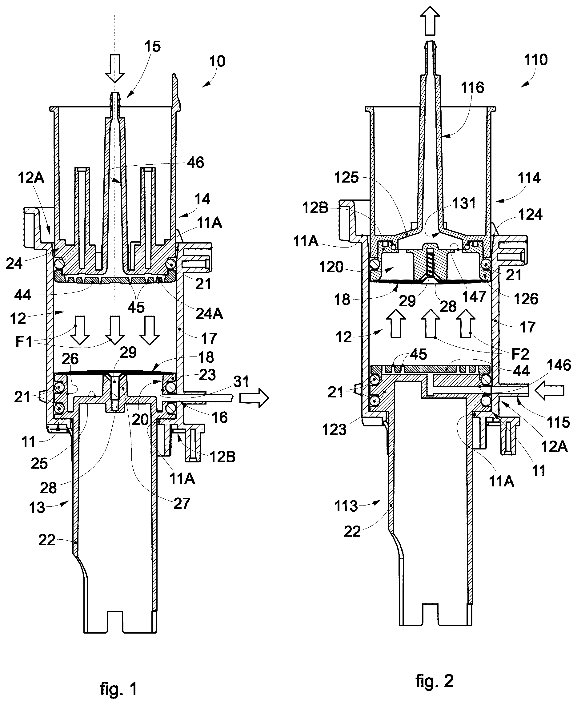 Patent US12616332 — Brewing unit for a machine for preparing coffee — Figure 1