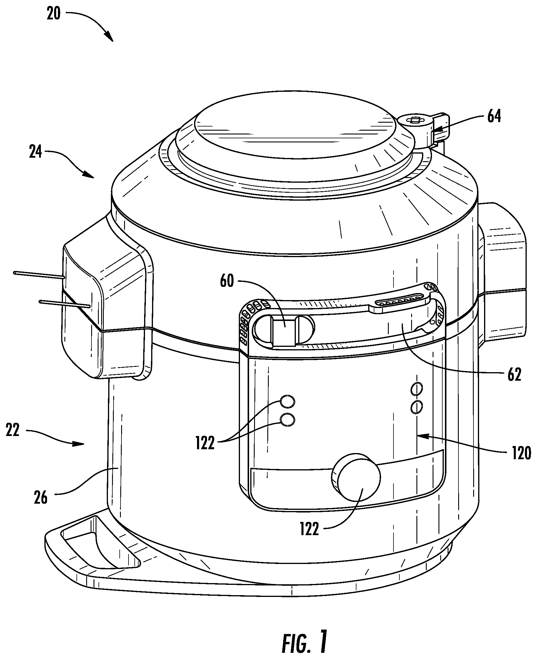 Patent US12616334 — Cooking device and components thereof — Figure 1