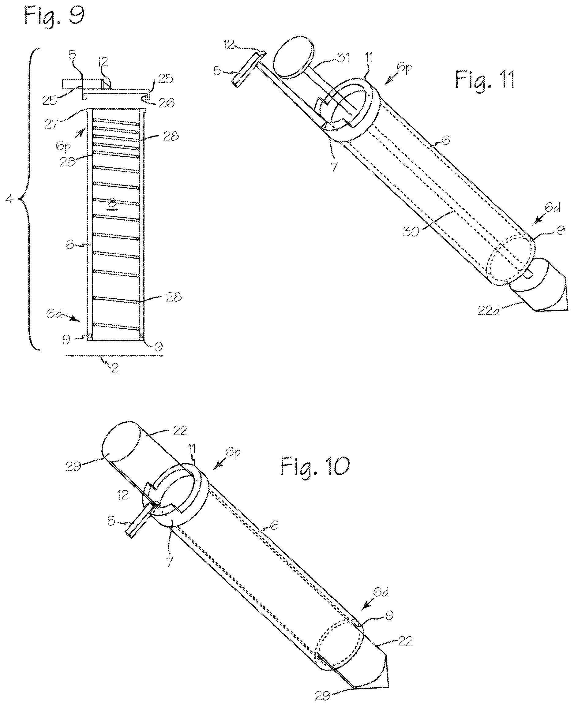 Patent US12616359 Figure 4 – Cannula and obturator with a transparent tip with an opaque component