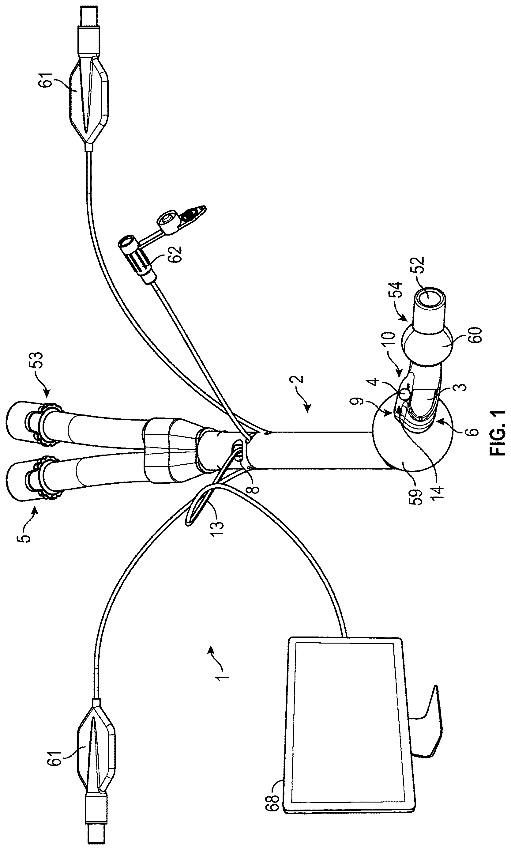 Patent US12616361 — Medical device including a tube — Figure 1
