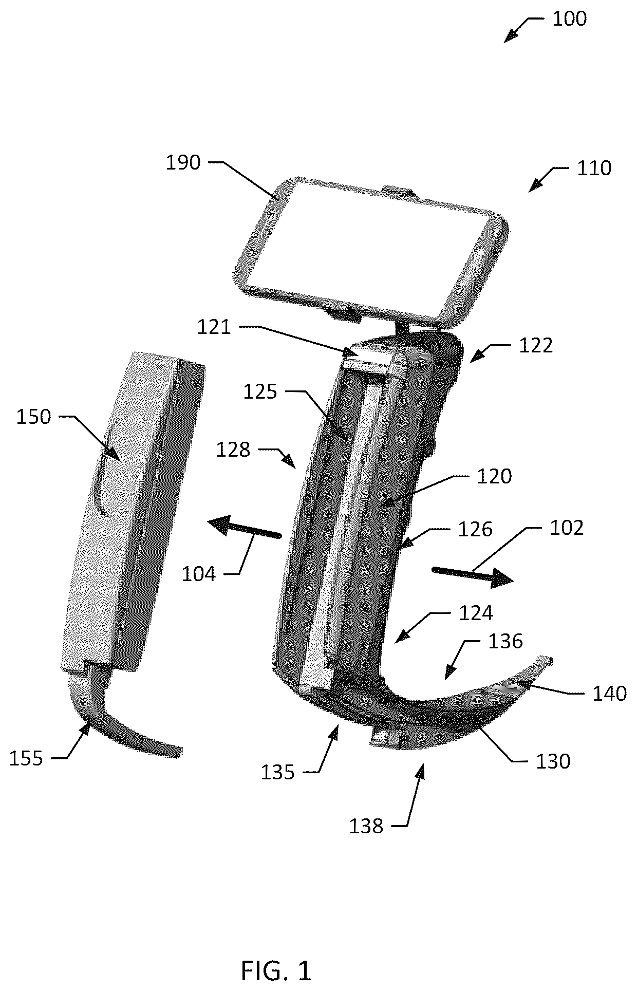 Patent US12616364 — Videolaryngoscopy device for endotracheal intubation — Figure 1