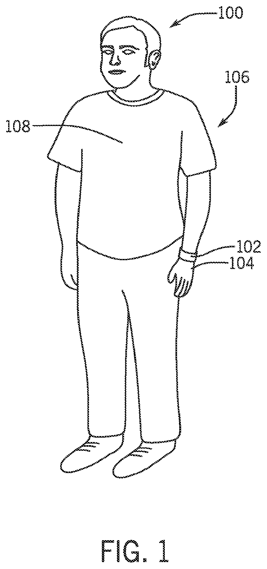 Patent US12616383 — Methods and systems for combination electrodes for wearable devices — Figure 1