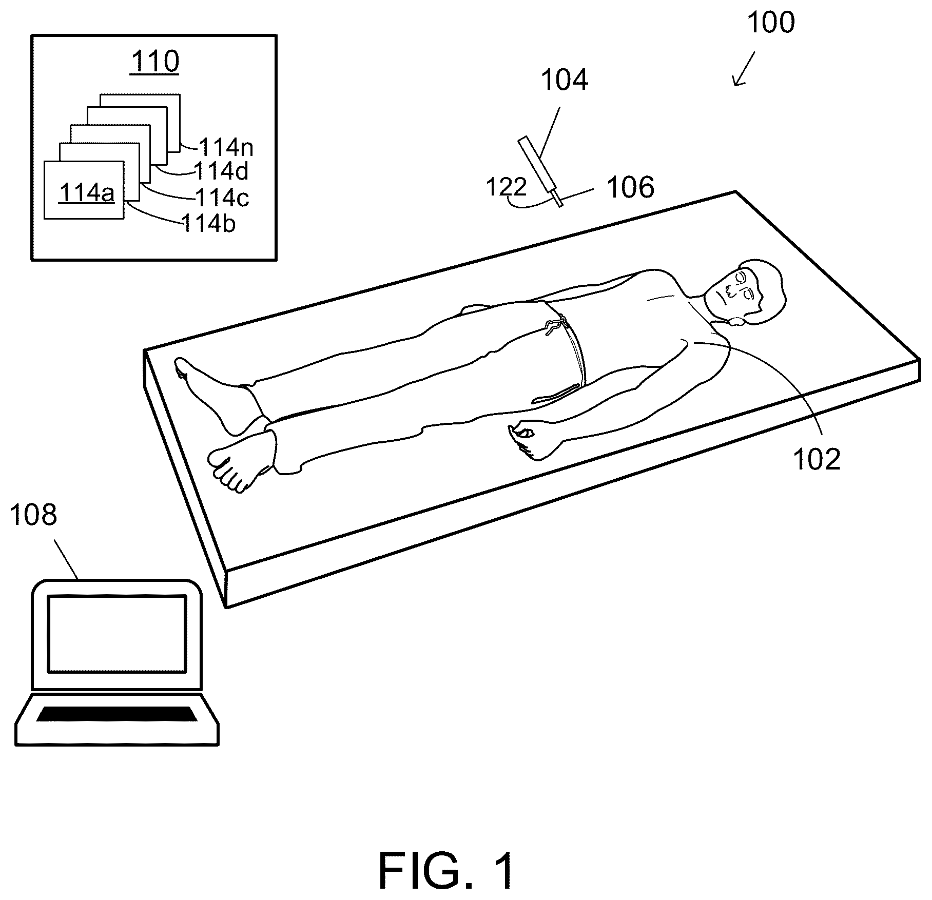 Patent US12616390 — Electromagnetic tracking and position measurement system having interference reduction from nearby instrumentation by filtering time-division multiplexed signal via step function — Figure 1