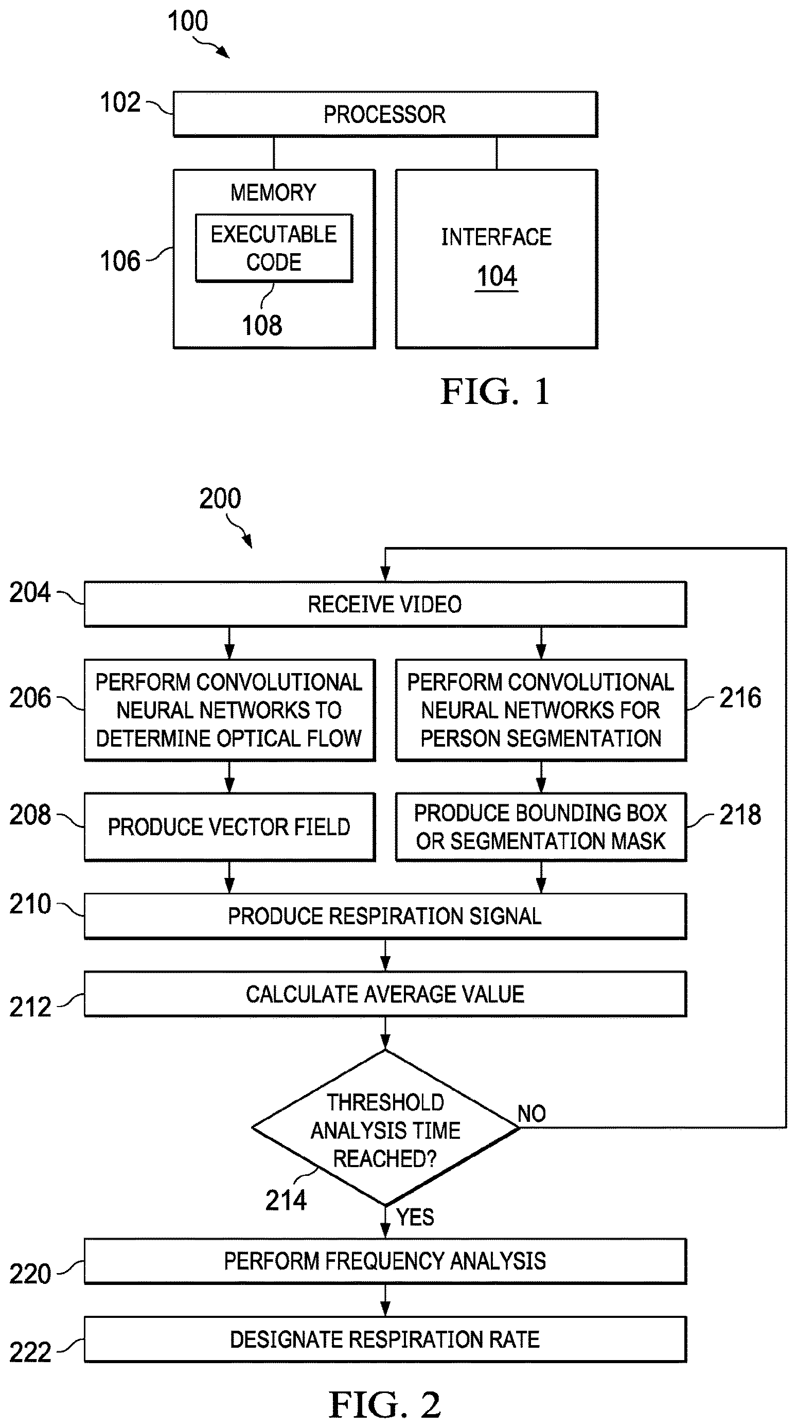 Patent US12616391 — Neural networks to determine respiration rates — Figure 1