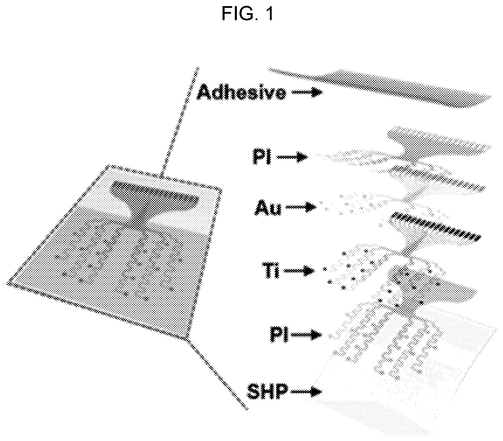 Patent US12616407 — Shape-deformable and elastic bioadhesive electronic device and manufacturing method thereof — Figure 1